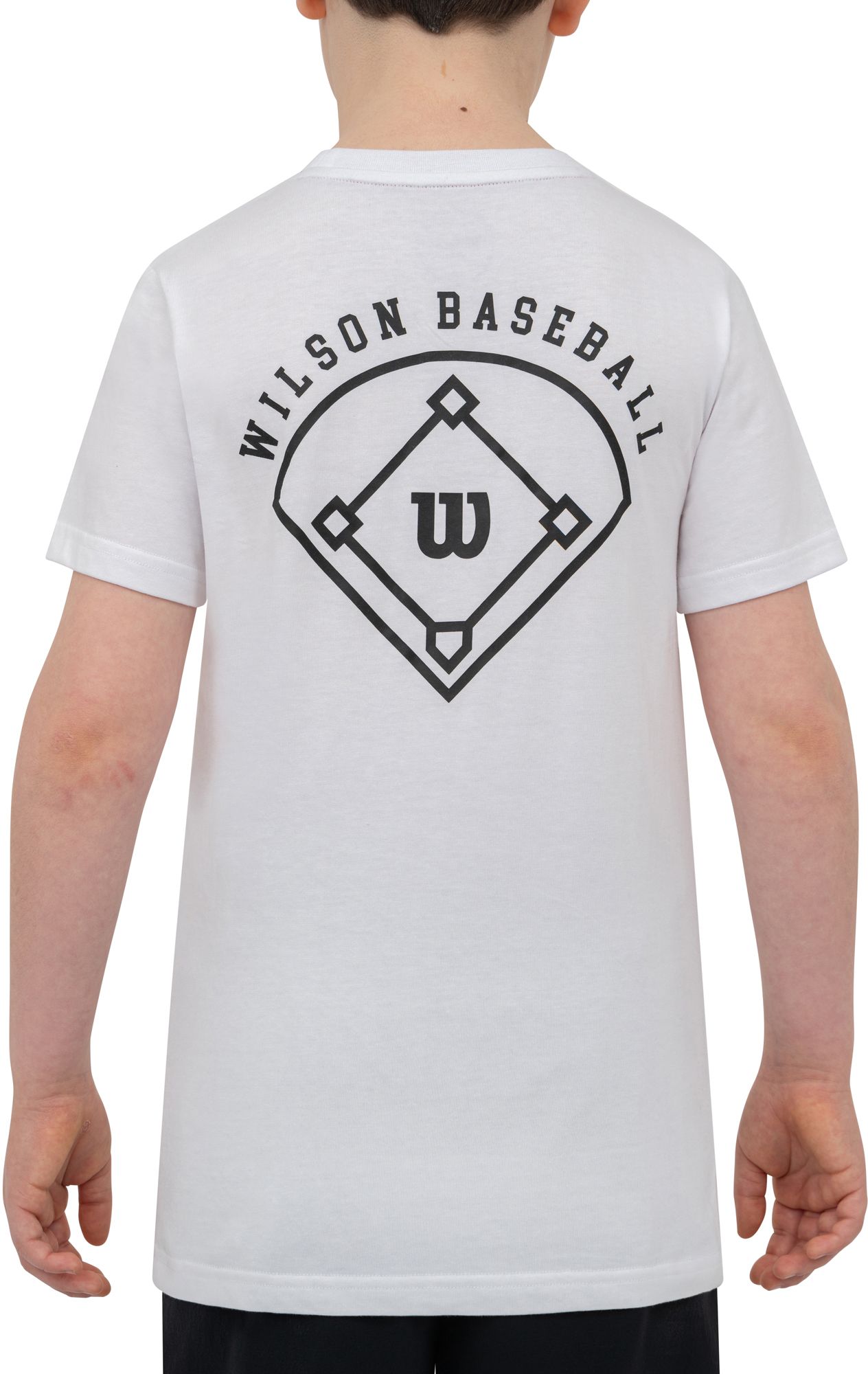 Wilson Boys' Baseball Outline Short Sleeve T-Shirt product image