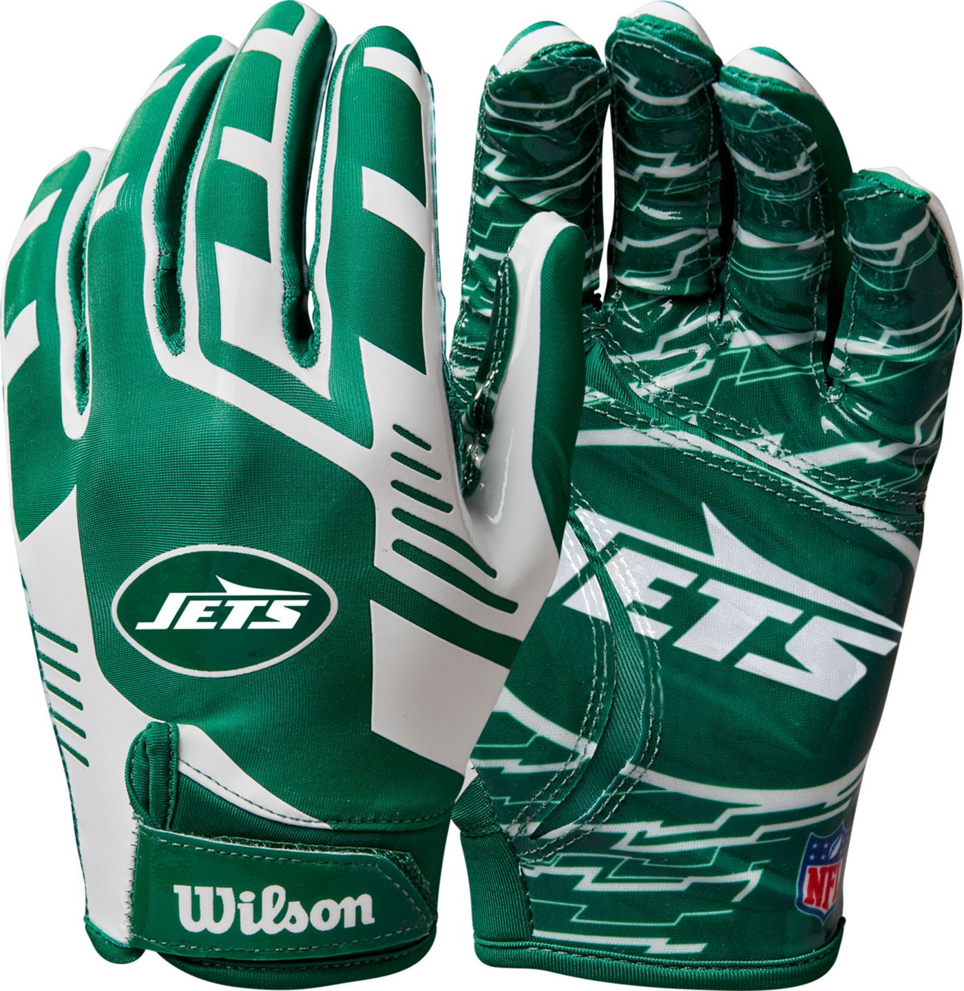 Wilson Youth New York Jets Stretch Fit Gloves Dick s Sporting Goods