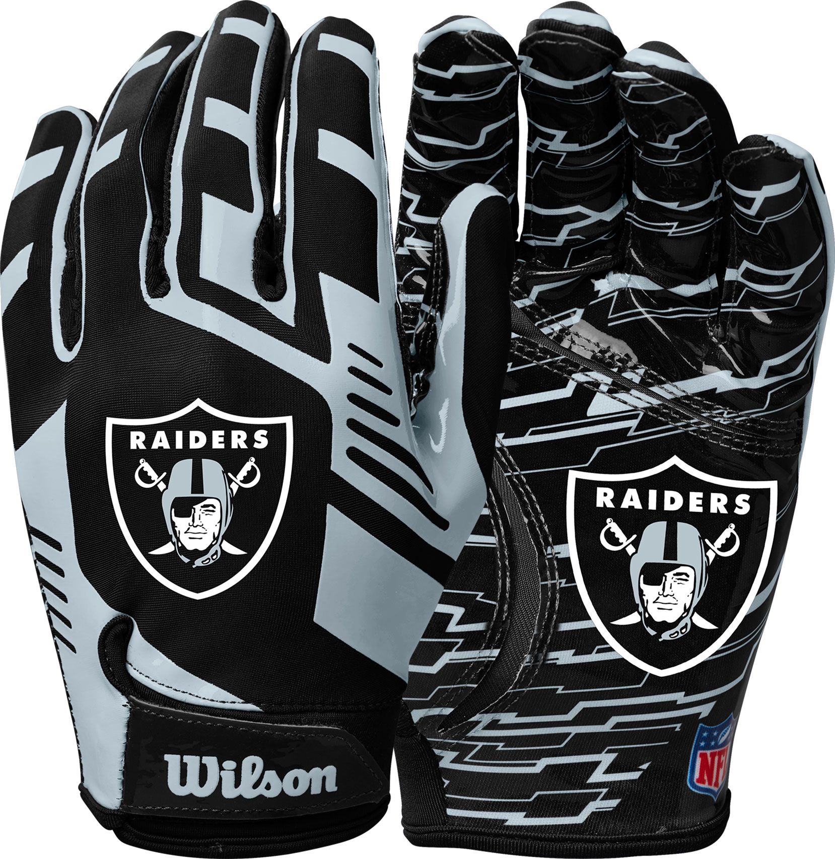 Wilson Youth Las Vegas Raiders Stretch Fit Gloves product image