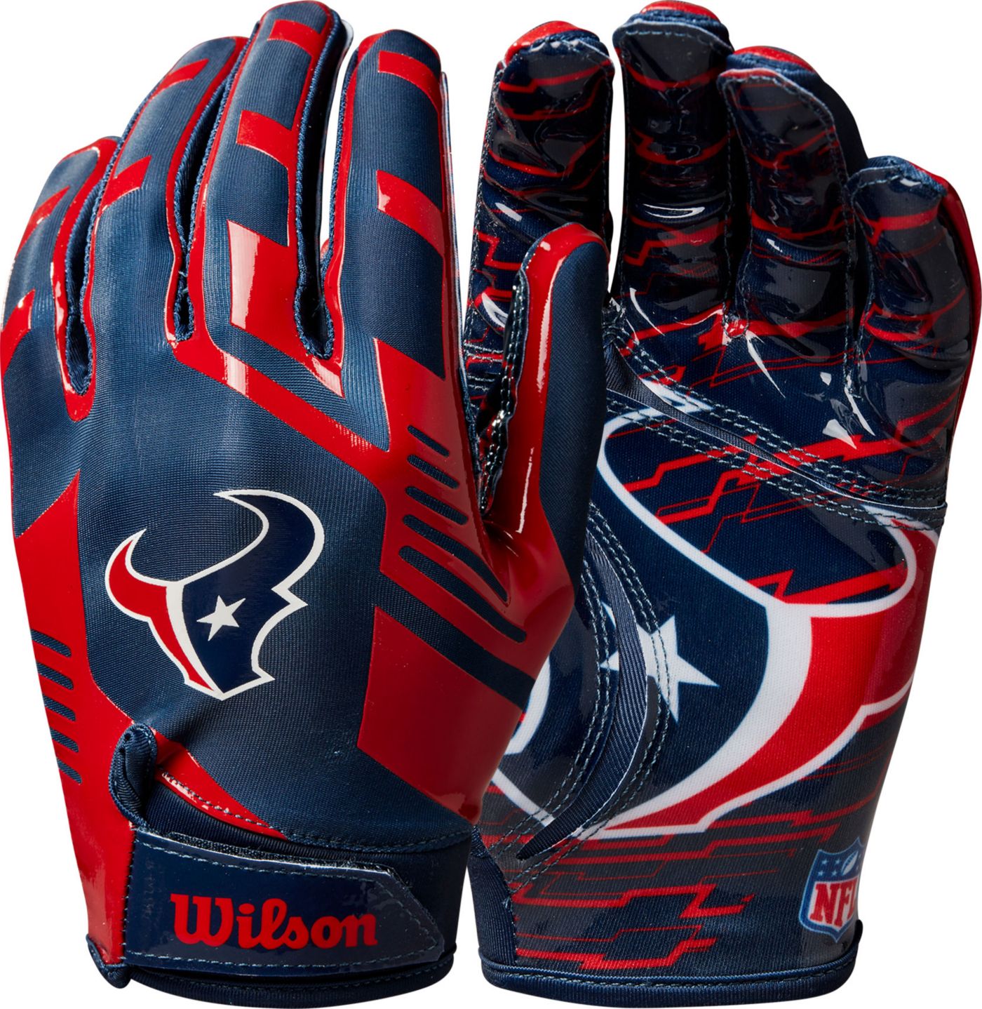 Wilson Youth Houston Texans Stretch Fit Gloves Dick s Sporting Goods