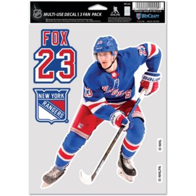 sorry, WinCraft New York Rangers Adam Fox #23 Decal 3-Pack is currently out of stock