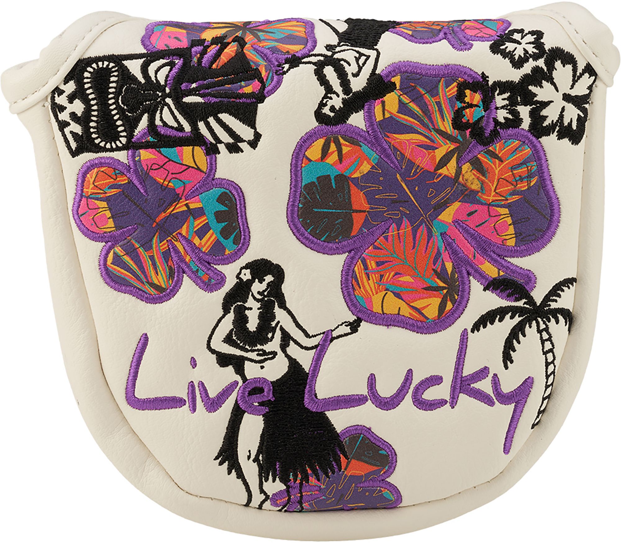 CMC Design Live Lucky Purple Hula Mallet Putter Headcover product image