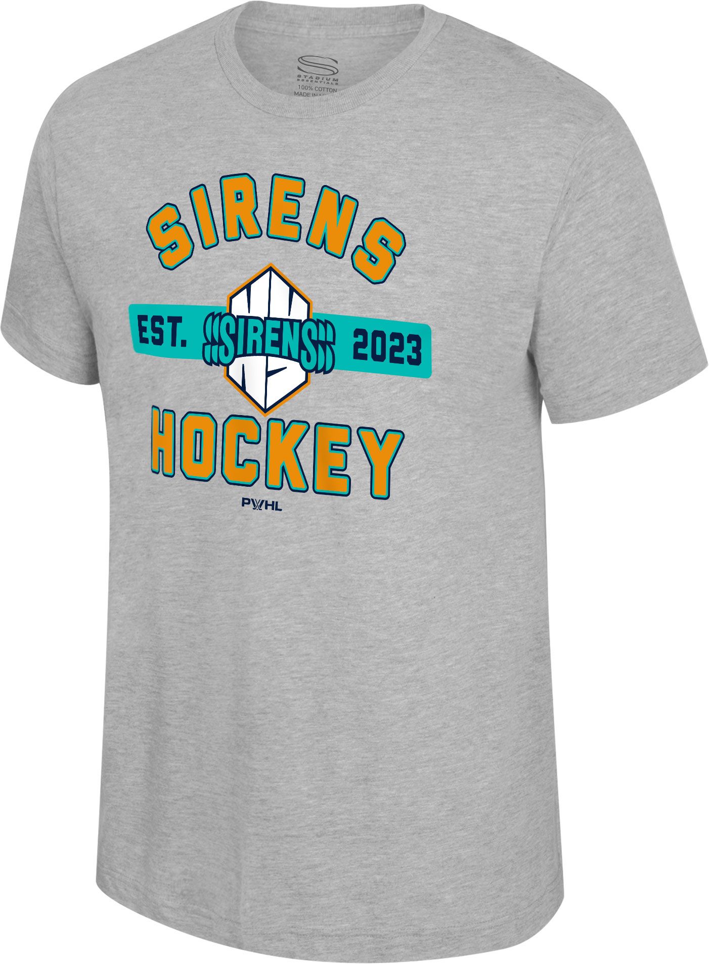 Stadium Essentials Adult New York Sirens Issue Grey T-Shirt product image