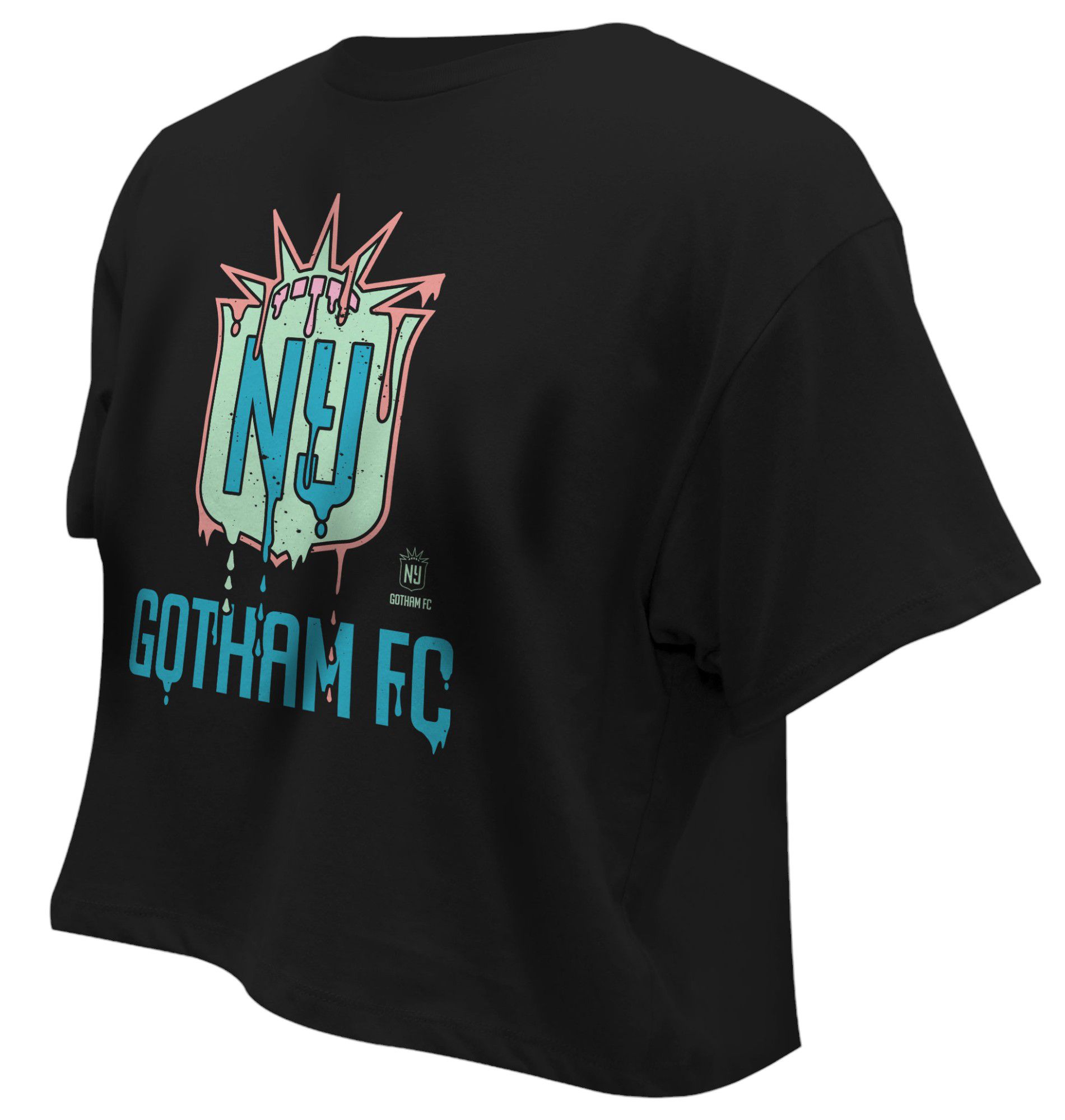 Stadium Essentials Women's NJ/NY Gotham FC Ice Cream Black Crop Top product image