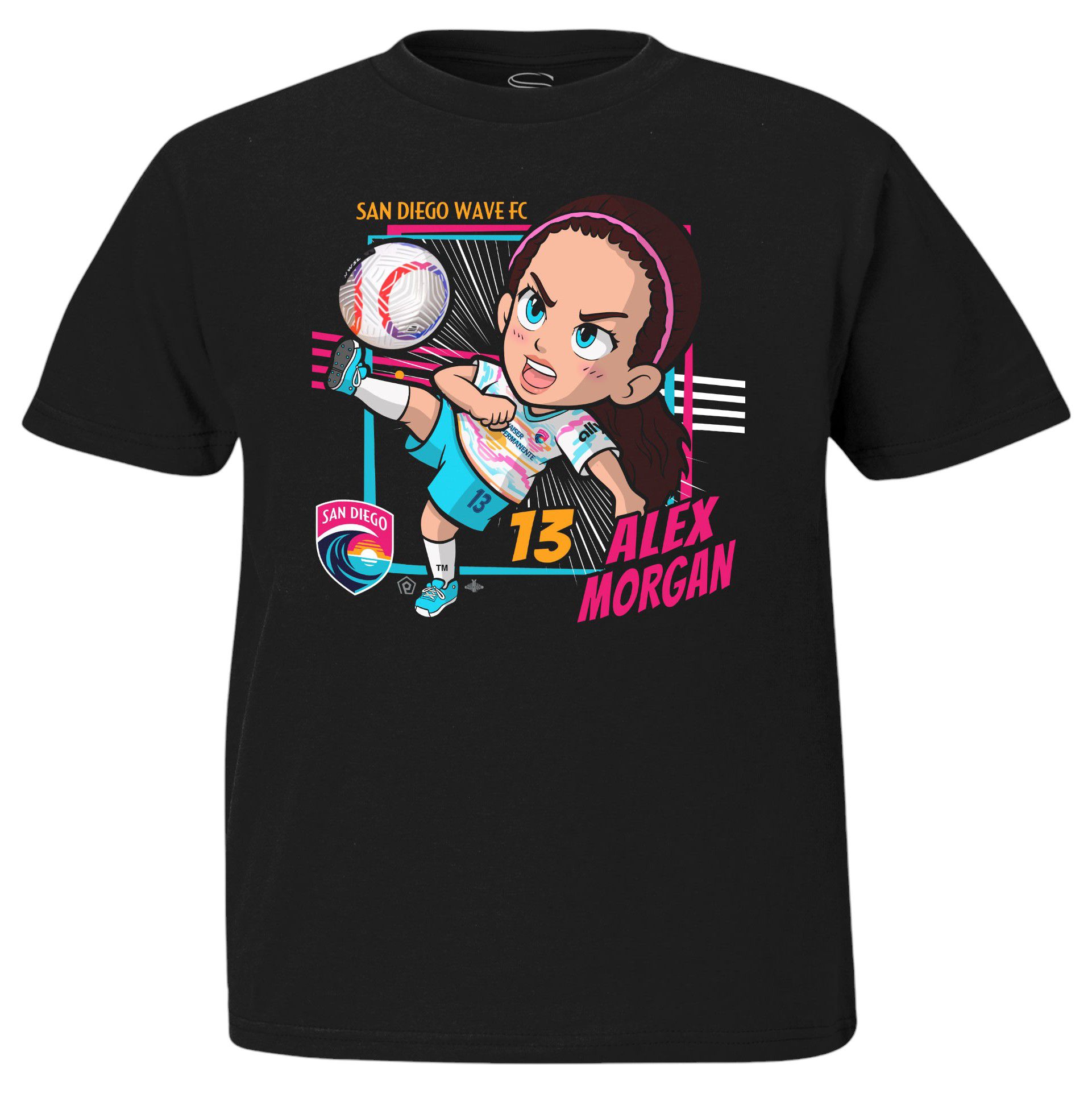 Stadium Essentials Youth San Diego Wave FC Alex 13 Chibi Black