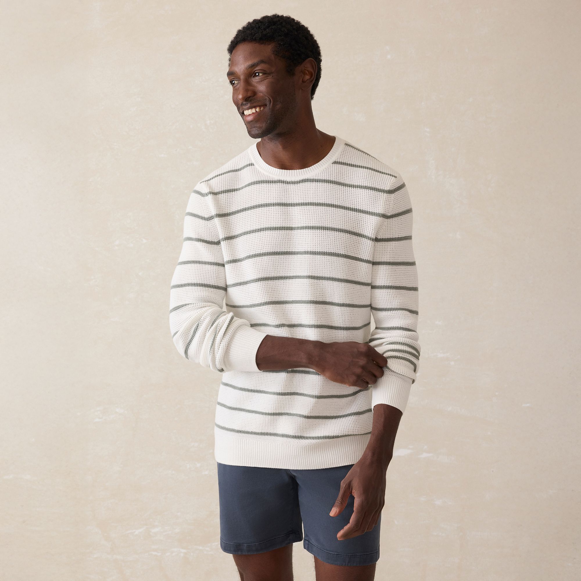 Faherty Men's Sunwashed Crewneck Sweater product image