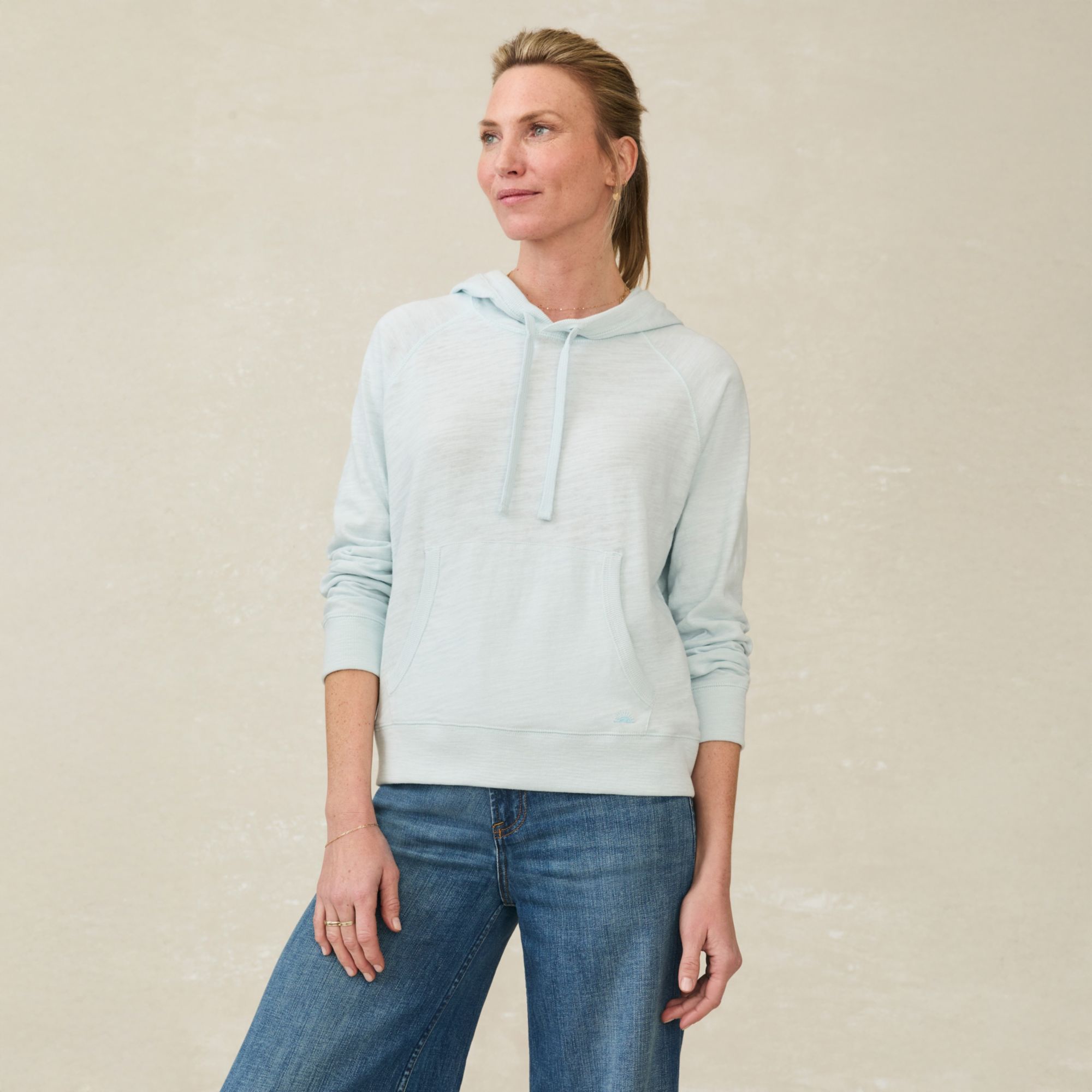 Faherty Women's Sunwashed Sunray Slub Hoodie product image