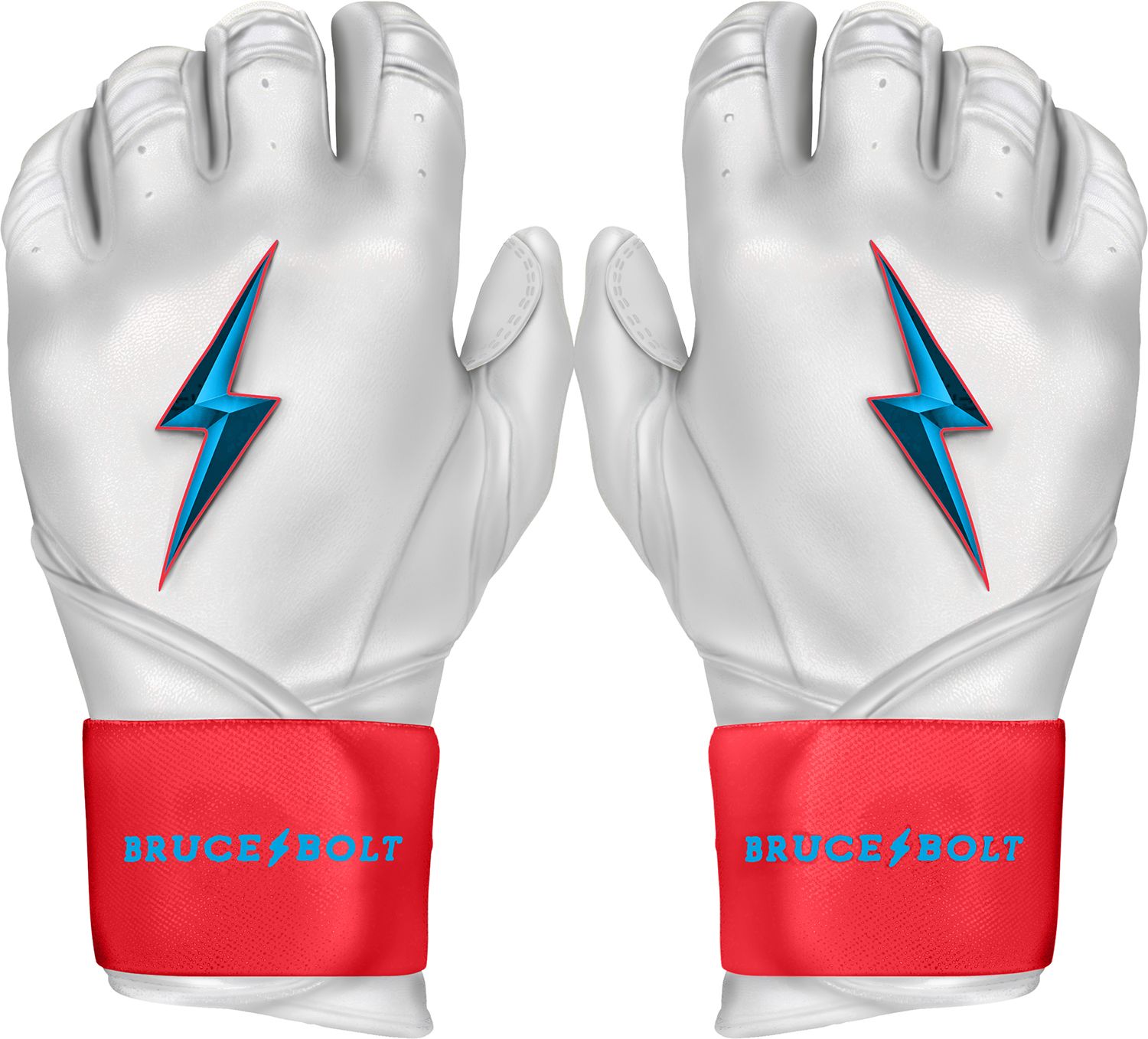 BRUCE BOLT Men's Bear Series Long Cuff Batting Gloves product image