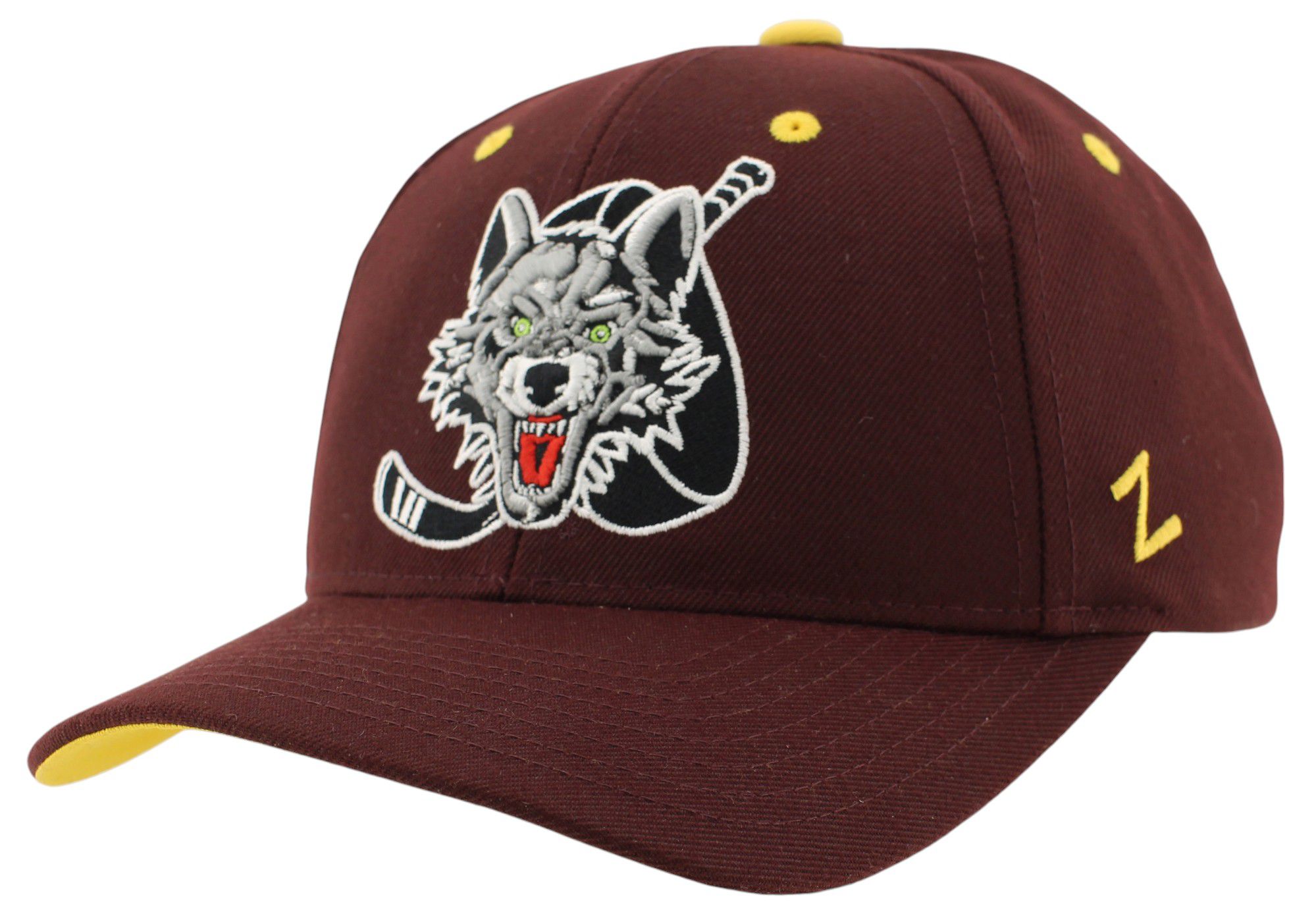 Zephyr Adult Chicago Wolves Maroon Adjustable Hat product image