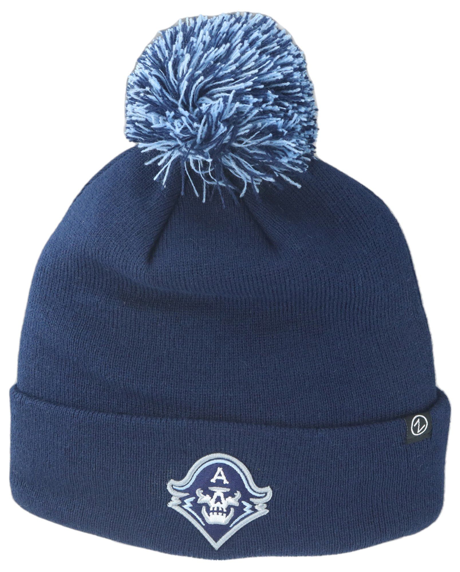 Zephyr Adult Milwaukee Admirals Navy Pom Knit Beanie product image