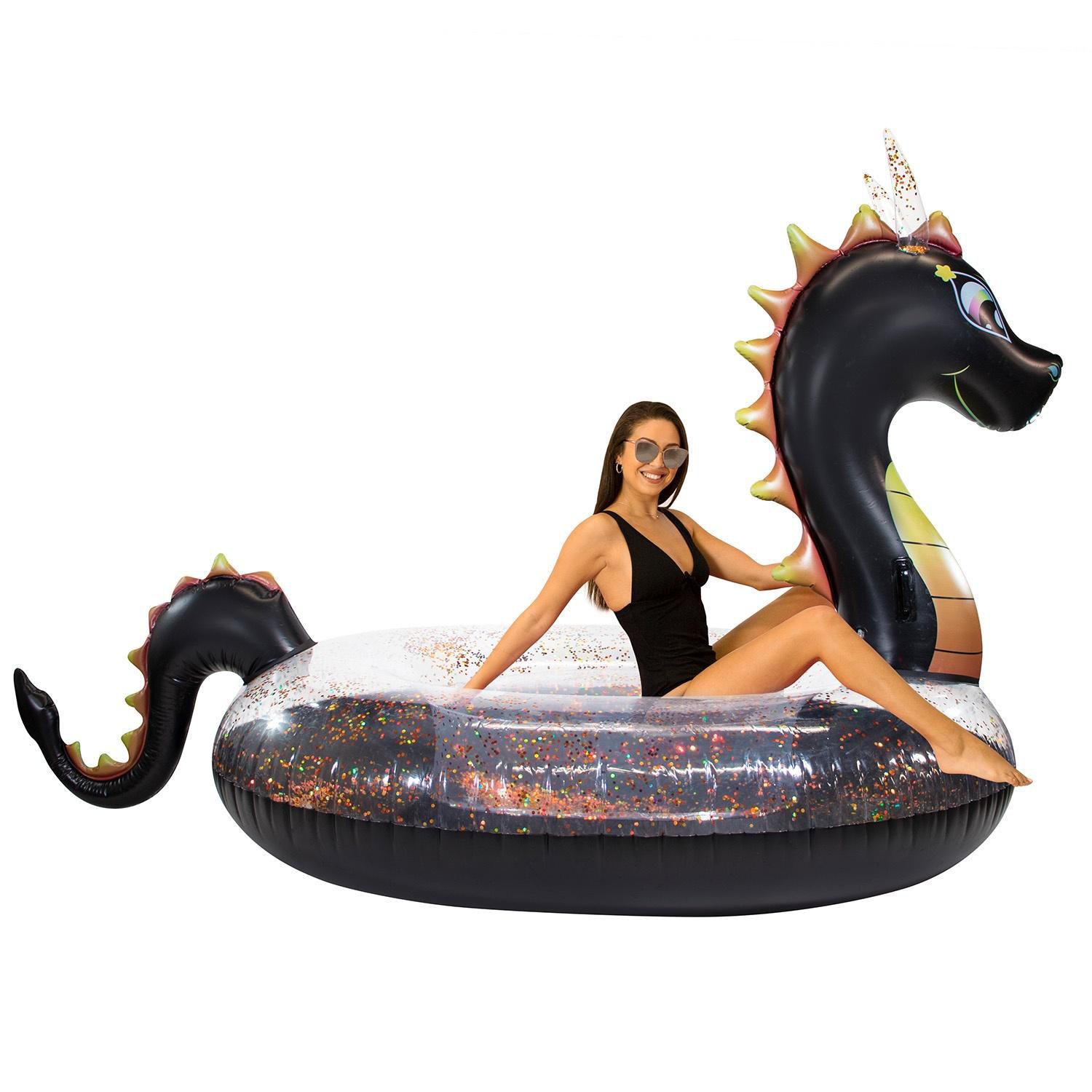 PoolCandy Jumbo Glitter Dragon Raft product image