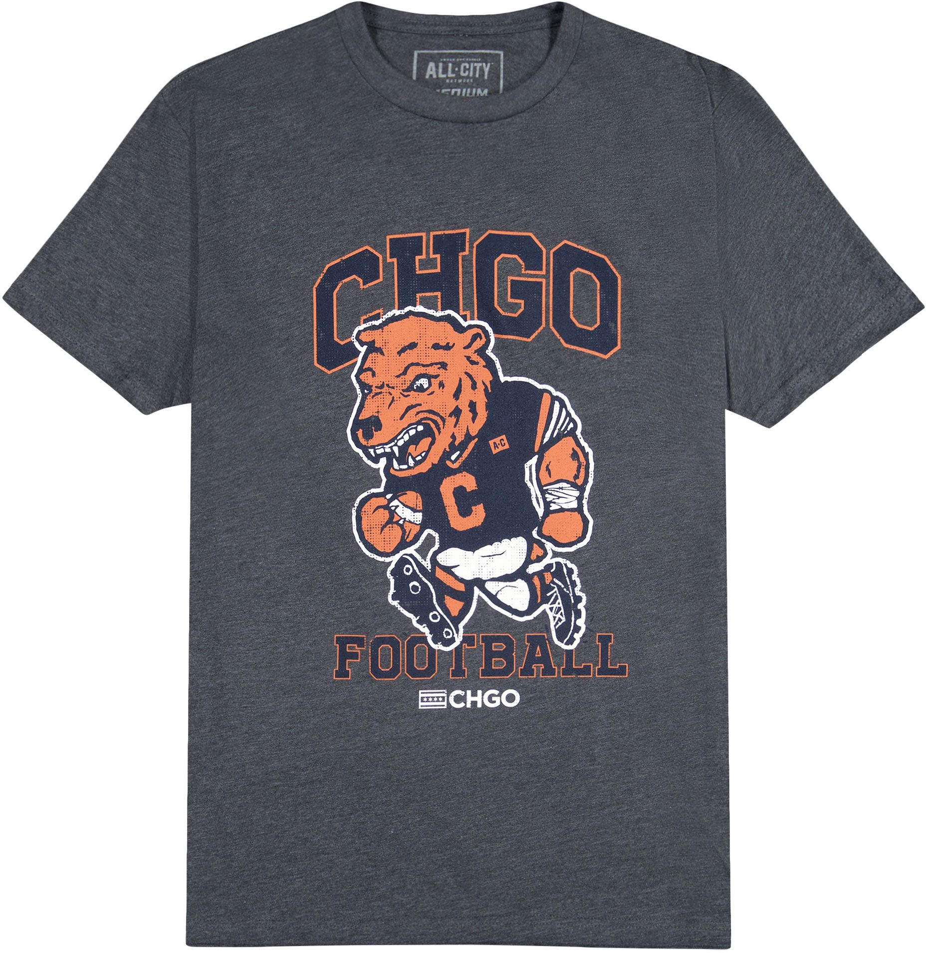 ALLCITY Adult Chicago Mascot Black T-Shirt product image