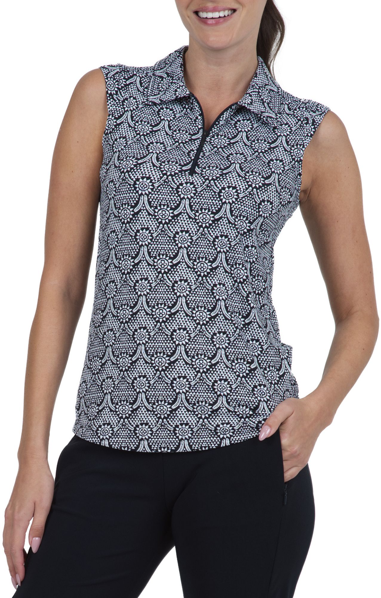 IBKUL Women's Leslie Sleeveless Golf Polo product image