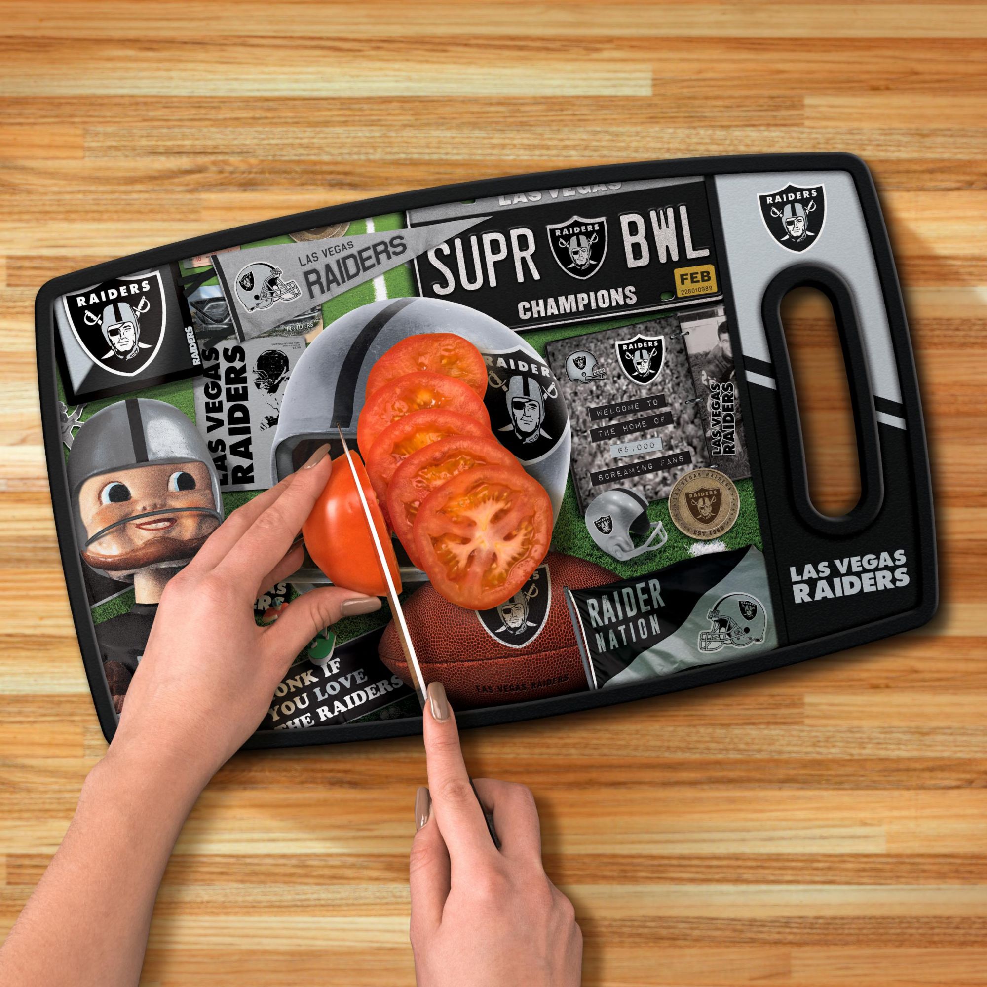 YouTheFan Las Vegas Raiders Retro Cutting Board product image