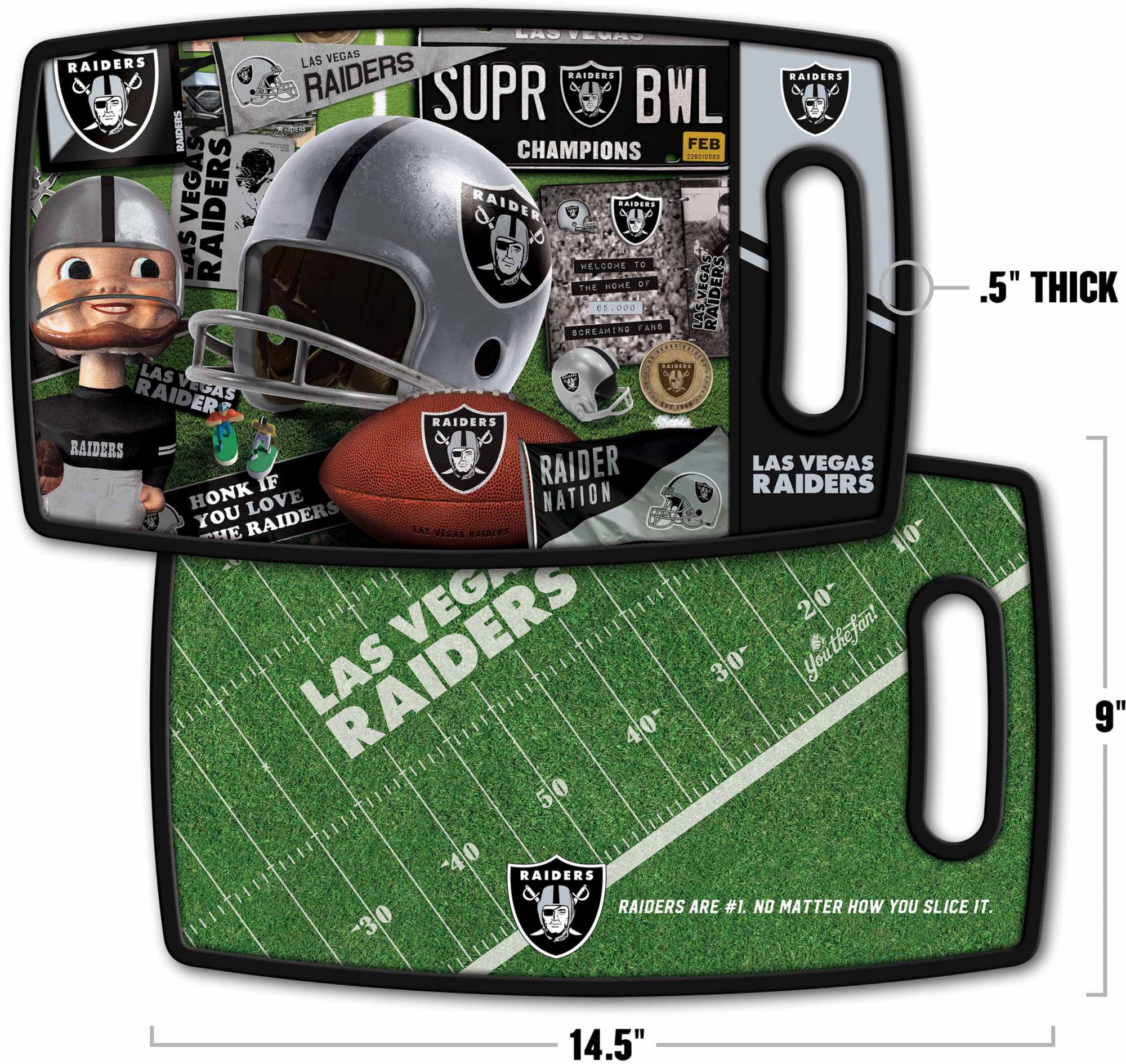 YouTheFan Las Vegas Raiders Retro Cutting Board product image
