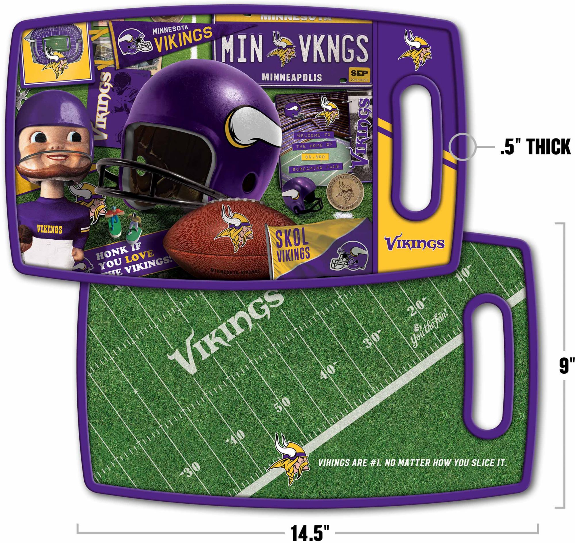 You The Fan Minnesota Vikings Retro Cutting Board