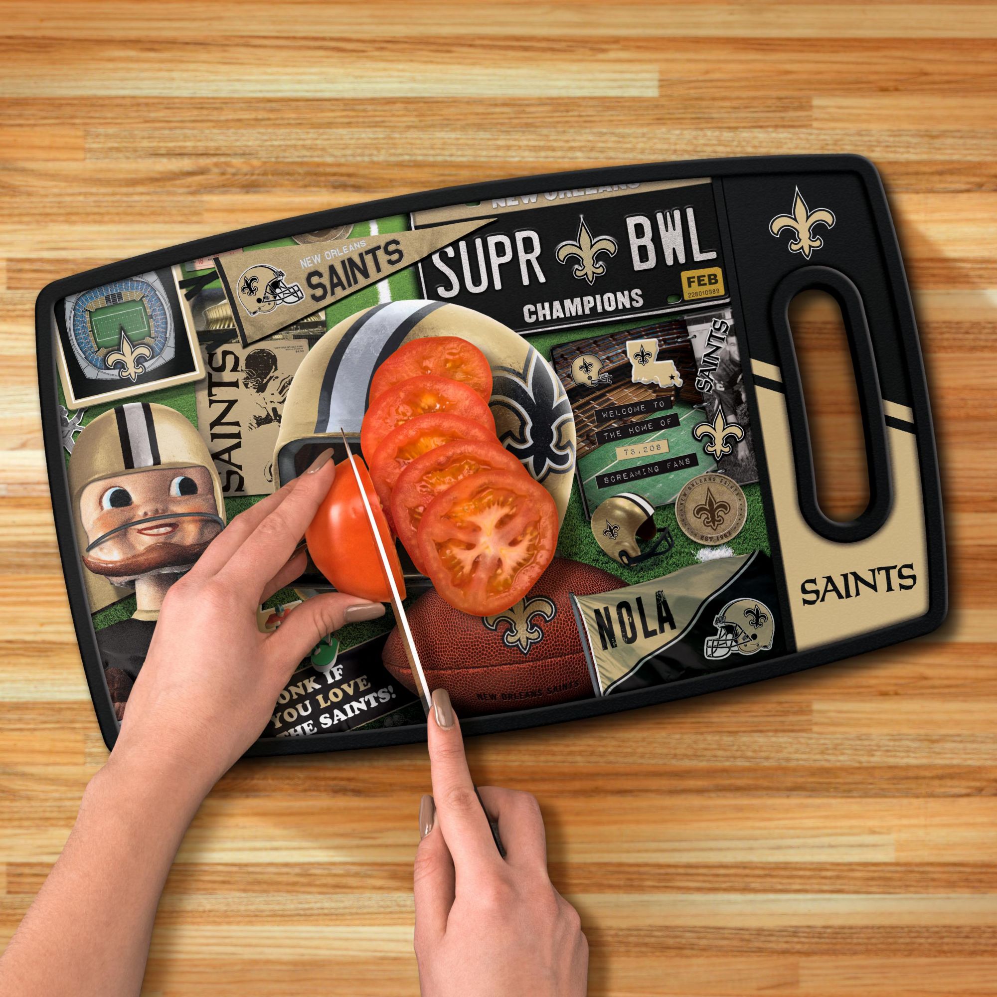 YouTheFan New Orleans Saints Retro Cutting Board product image