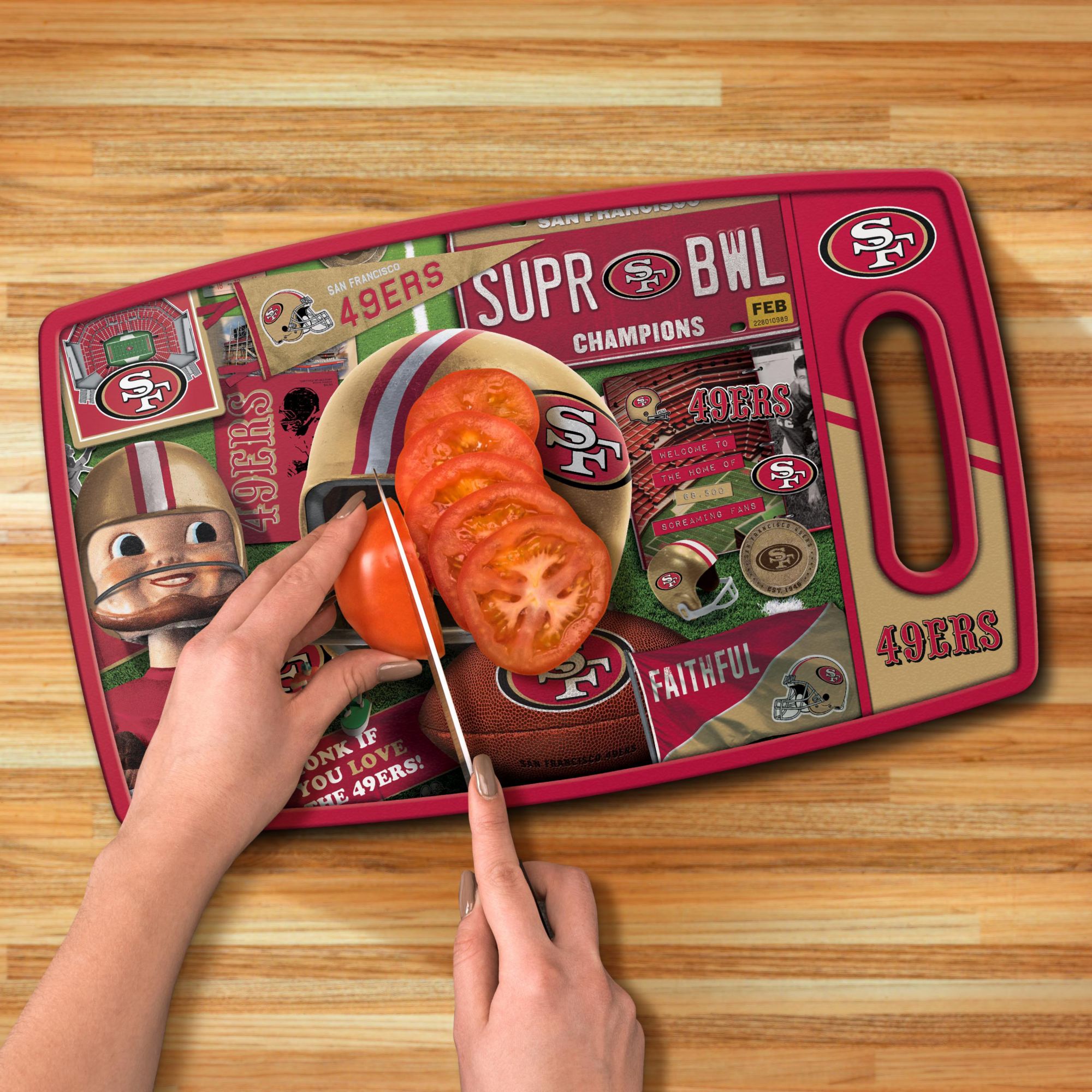 YouTheFan San Francisco 49ers Retro Cutting Board product image
