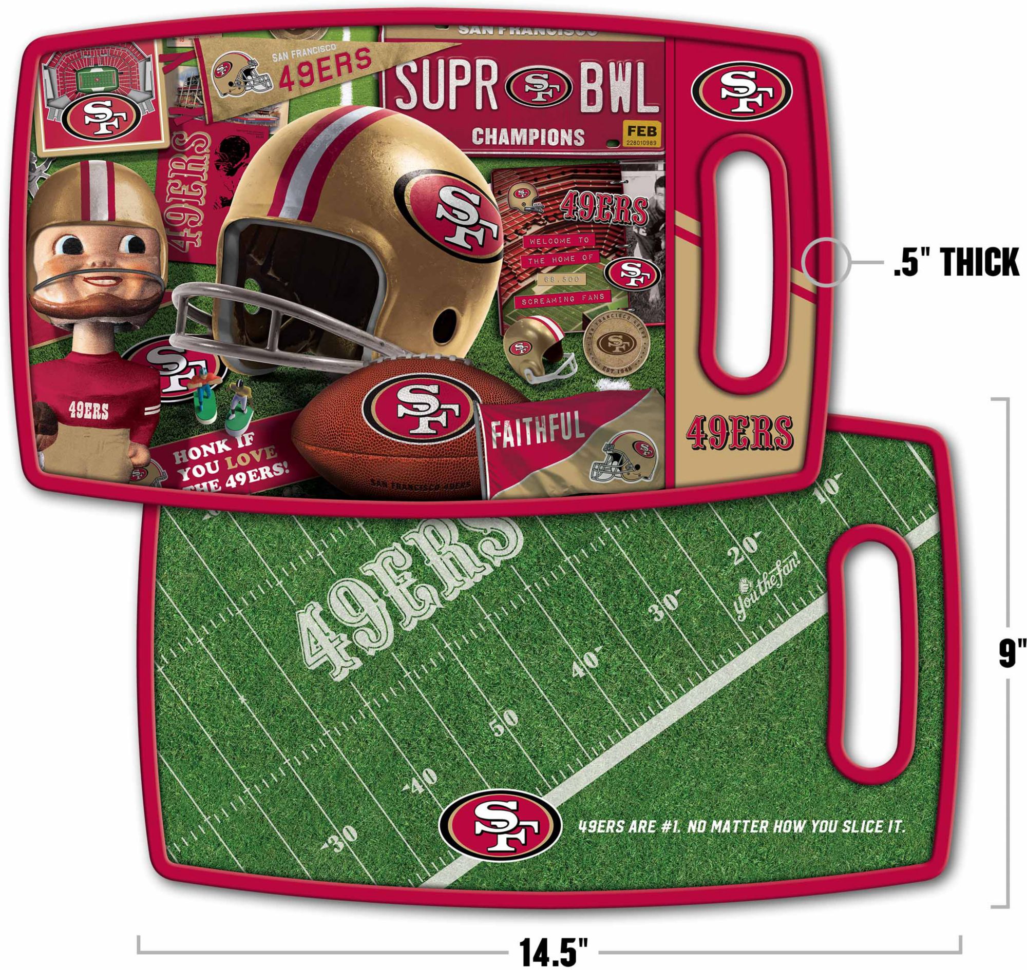 YouTheFan San Francisco 49ers Retro Cutting Board product image