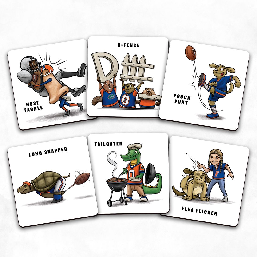 You The Fan Florida Gators Memory Match Game