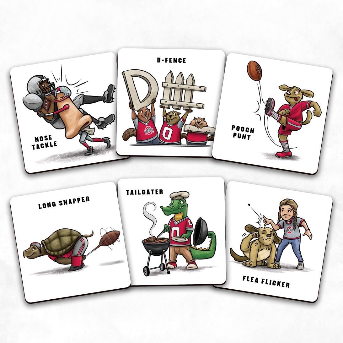 YouTheFan Ohio State Buckeyes Memory Match Game product image