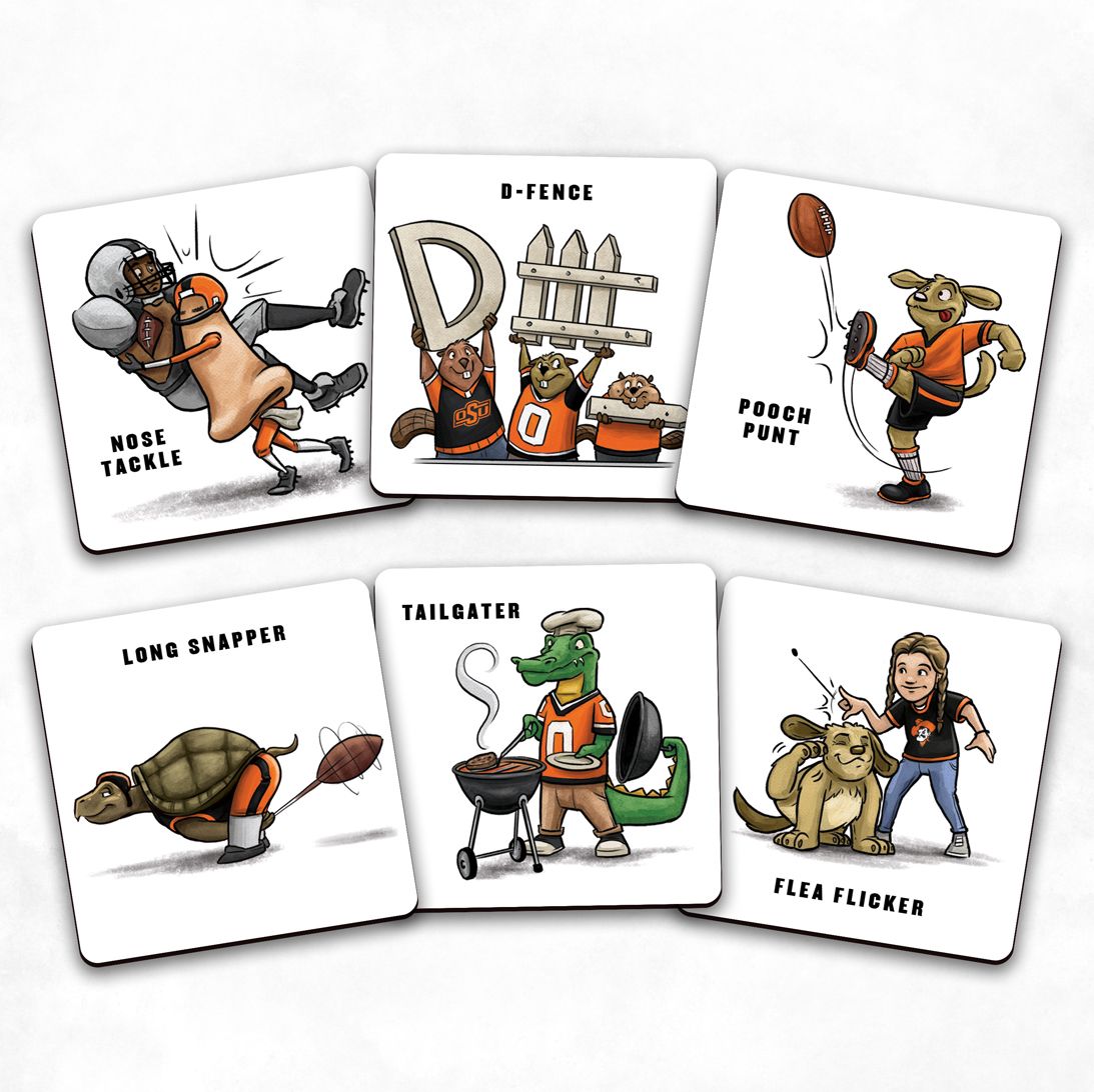 You The Fan Oklahoma State Cowboys Memory Match Game product image
