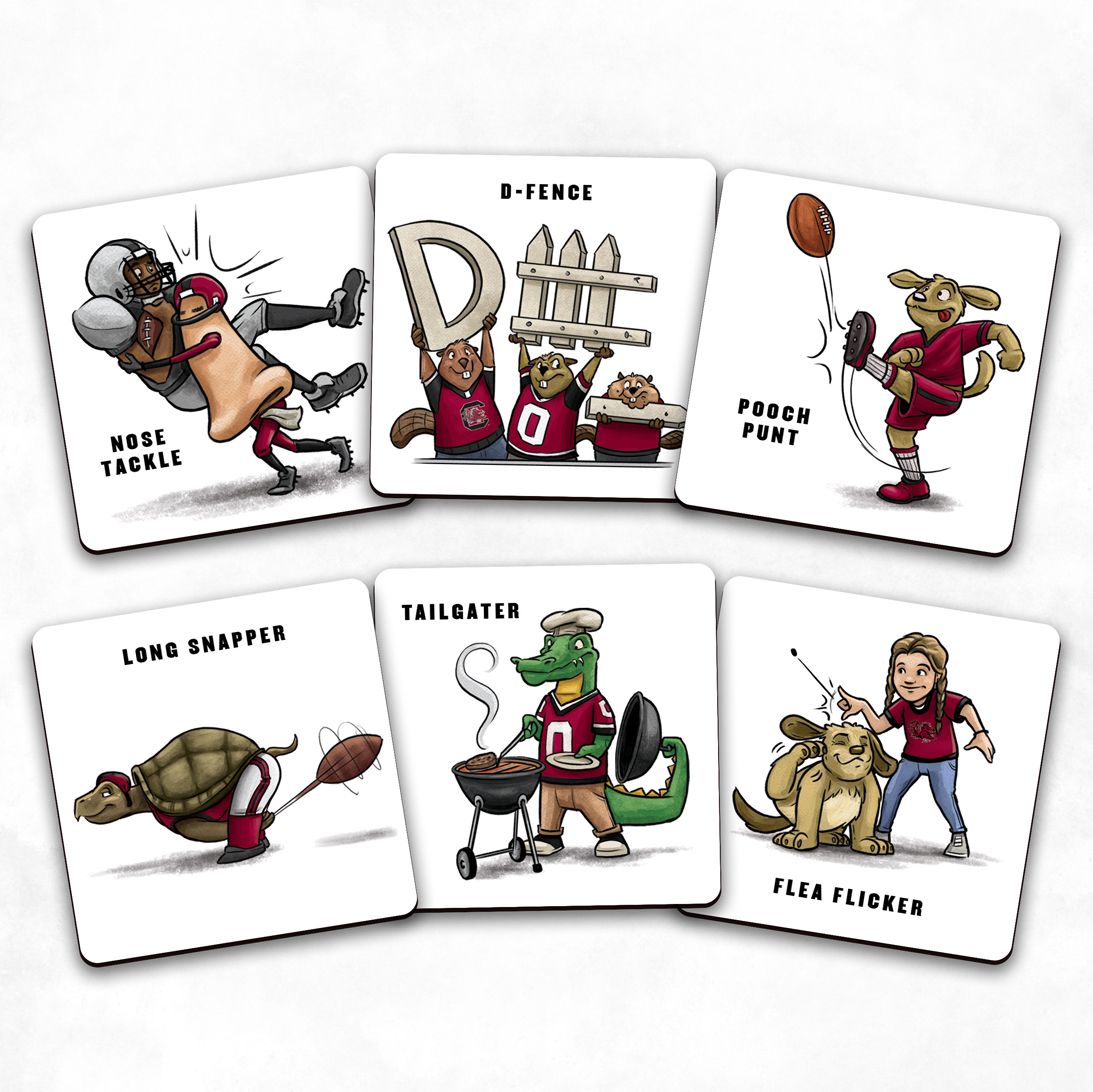 You The Fan South Carolina Gamecocks Memory Match Game product image