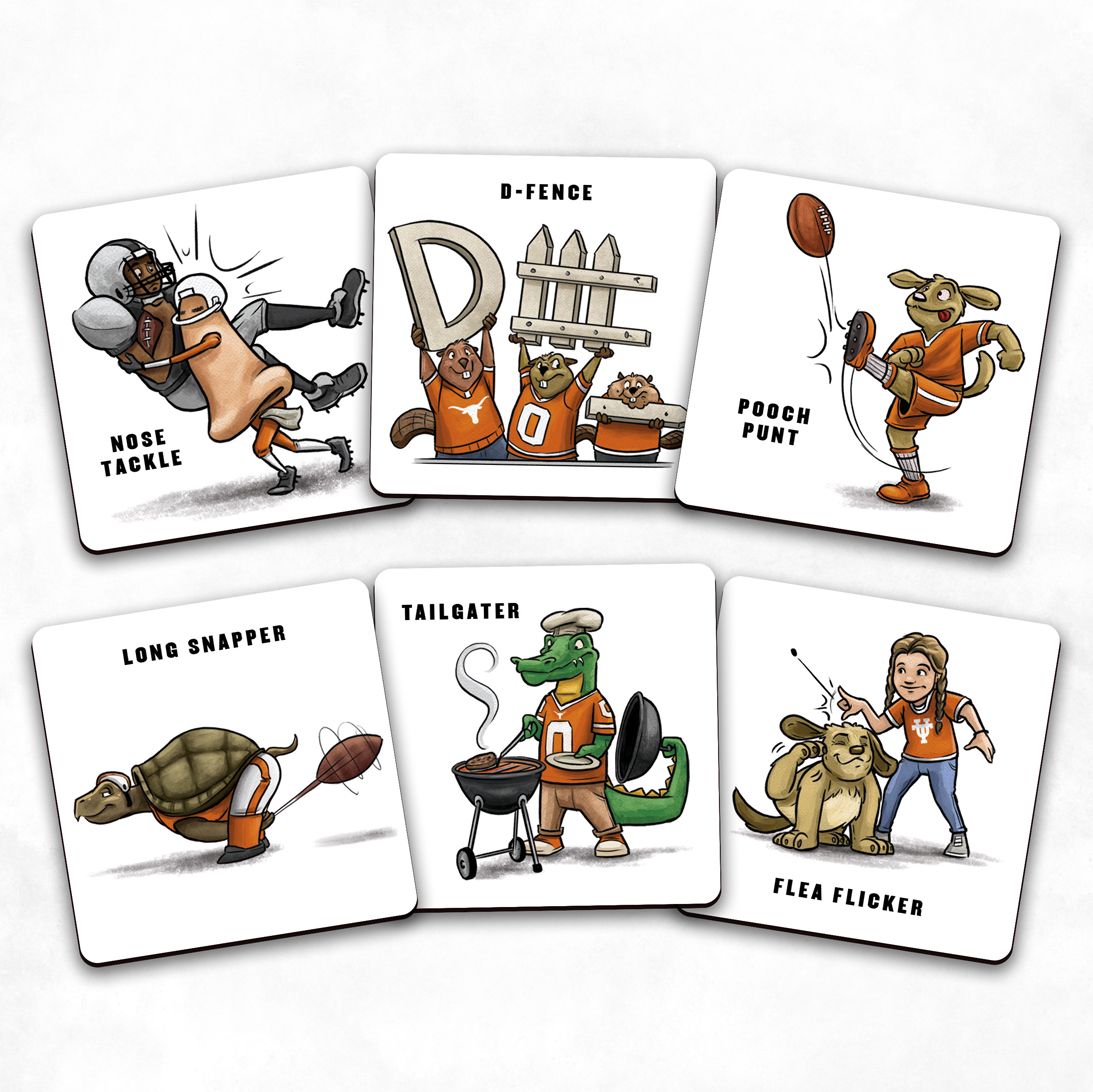 You The Fan Texas Longhorns Memory Match Game product image