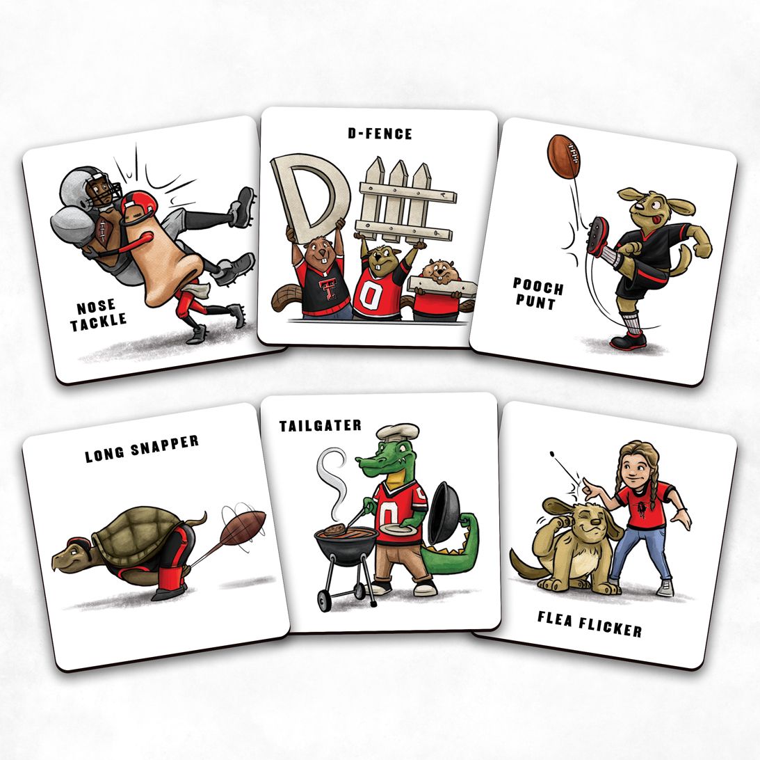 You The Fan Texas Tech Red Raiders Memory Match Game product image