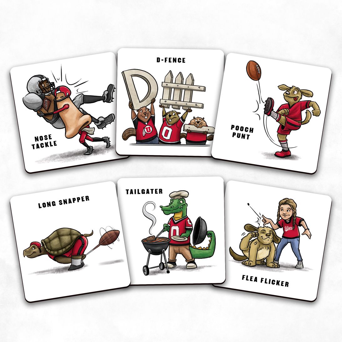 You The Fan Utah Utes Memory Match Game product image