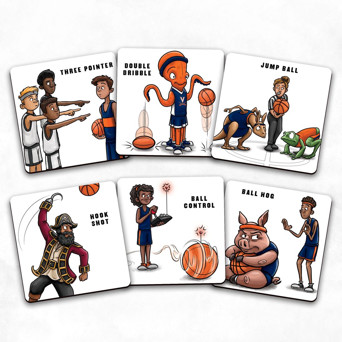 You The Fan Virginia Cavaliers Memory Match Game product image
