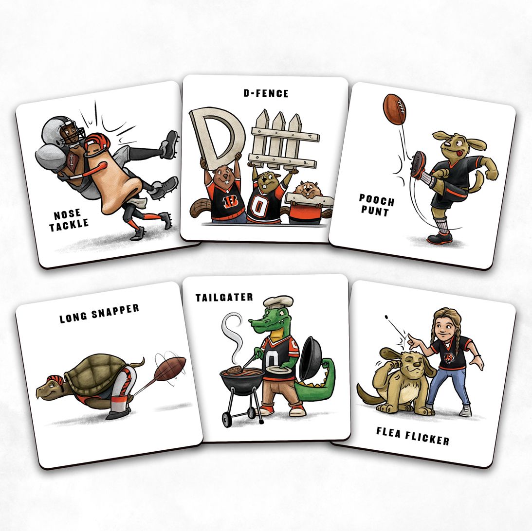 You The Fan Cincinnati Bengals Memory Match Game product image