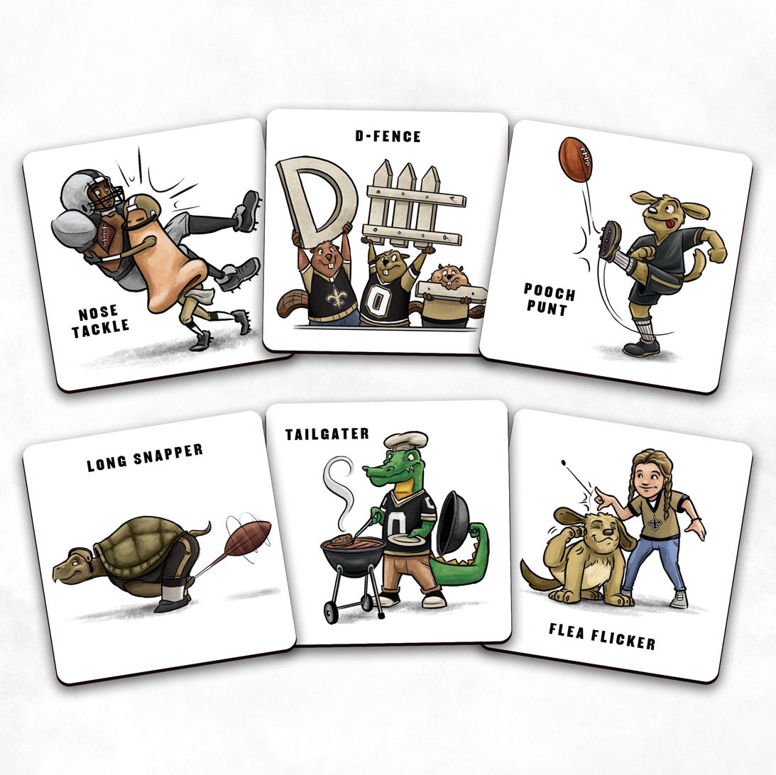 You The Fan New Orleans Saints Memory Match Game product image