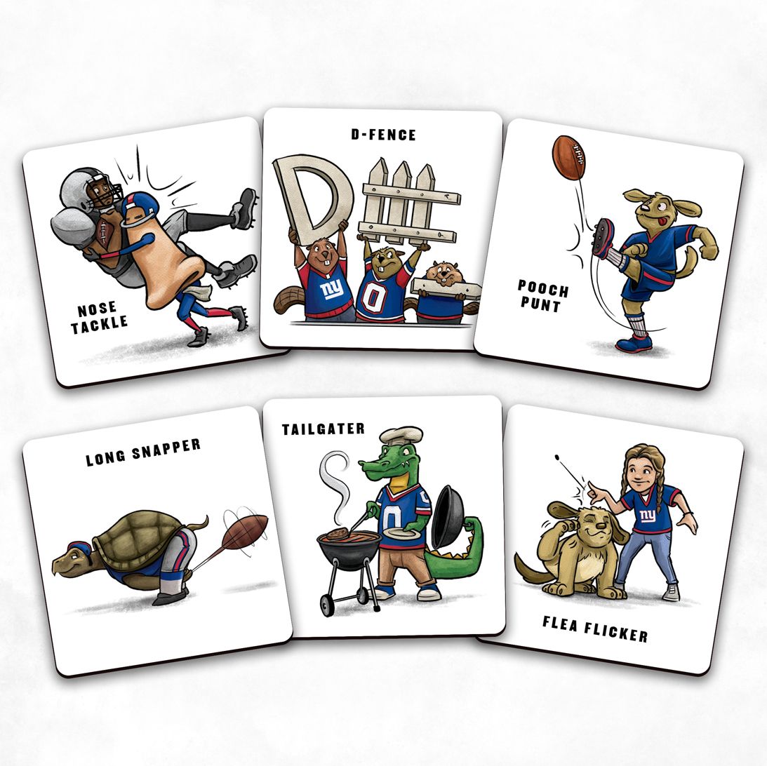 You The Fan New York Giants Memory Match Game product image