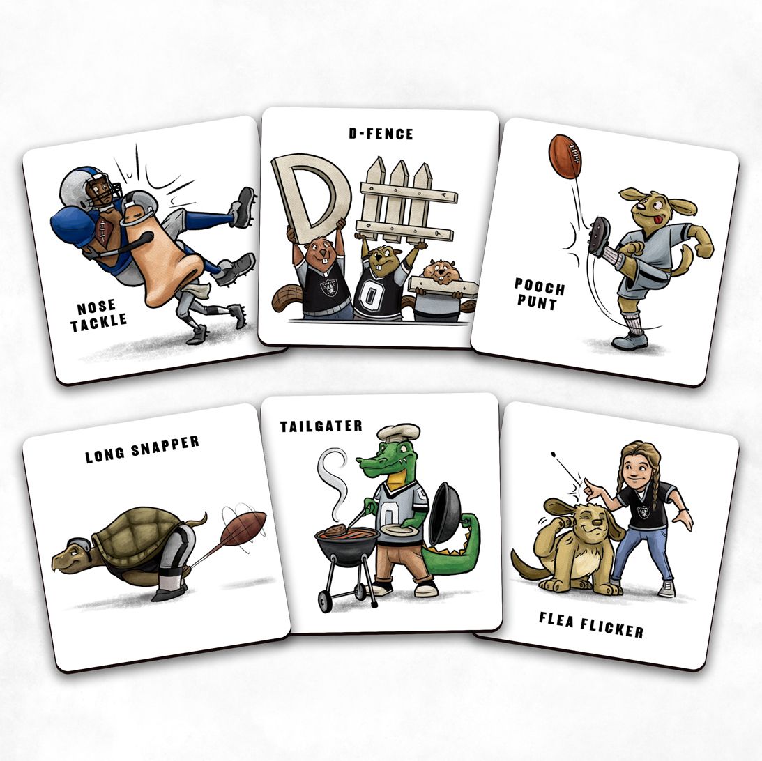 You The Fan Las Vegas Raiders Memory Match Game product image