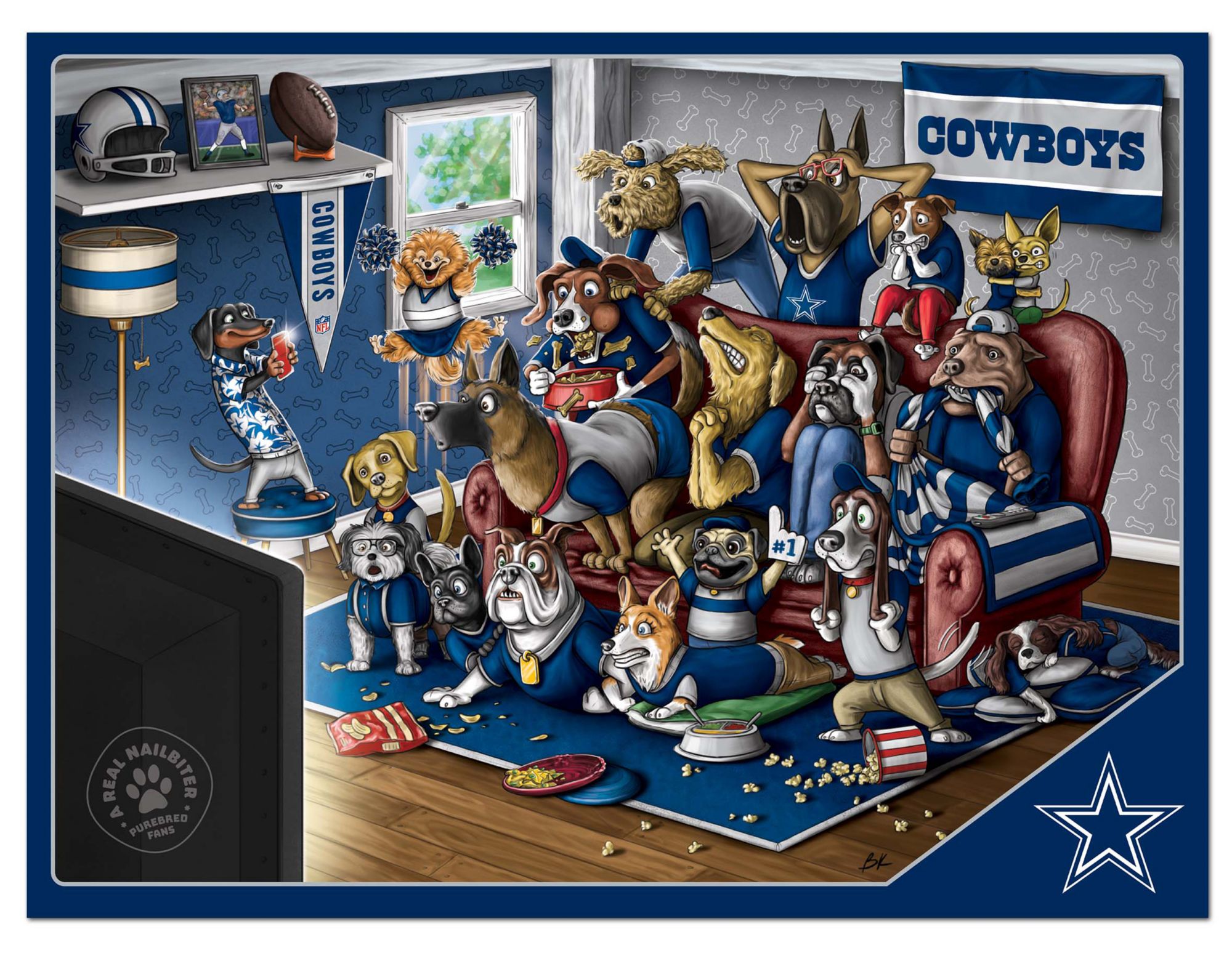 You The Fan Dallas Cowboys 500-Piece Nailbiter Puzzle product image