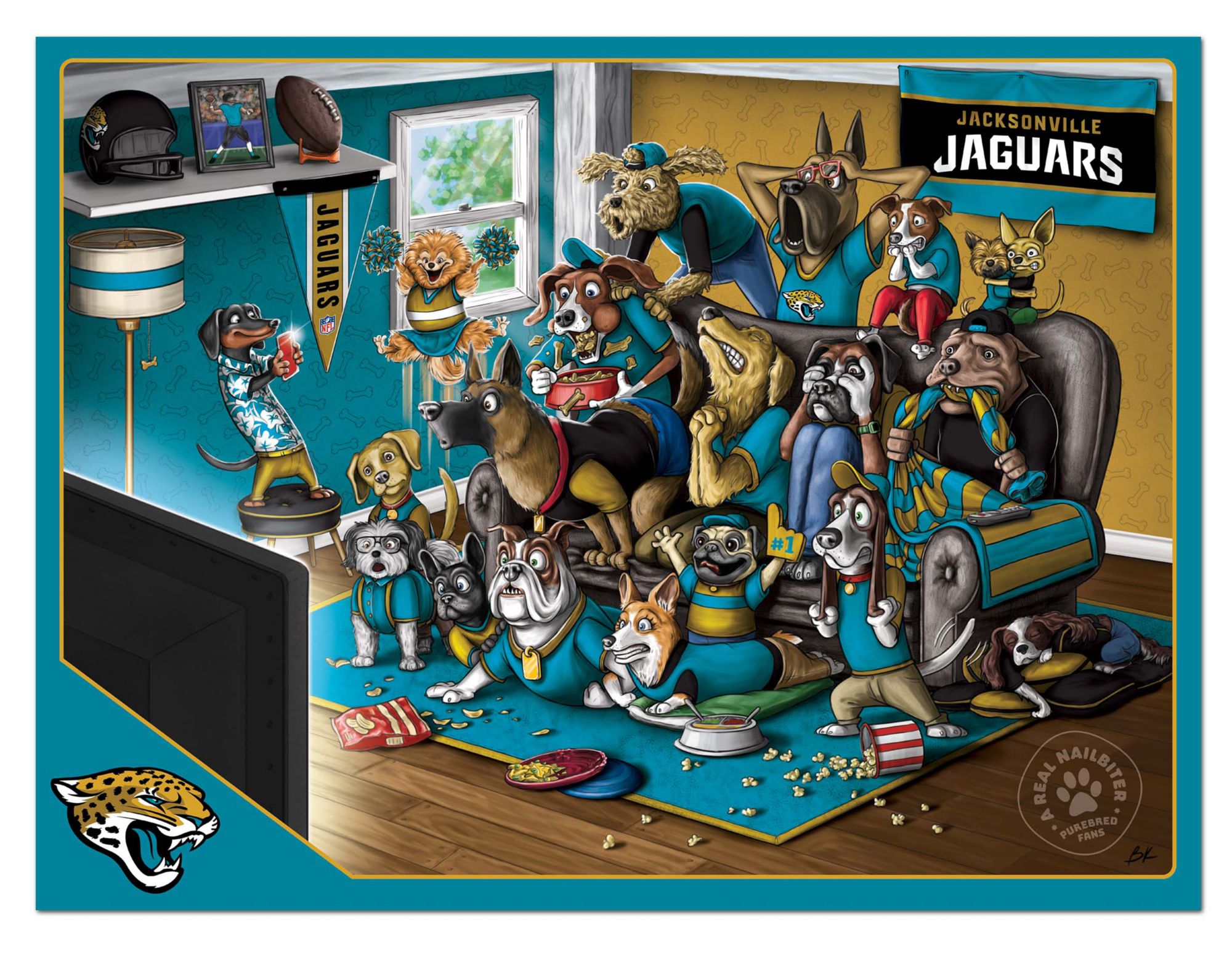 You The Fan Jacksonville Jaguars 500-Piece Nailbiter Puzzle product image