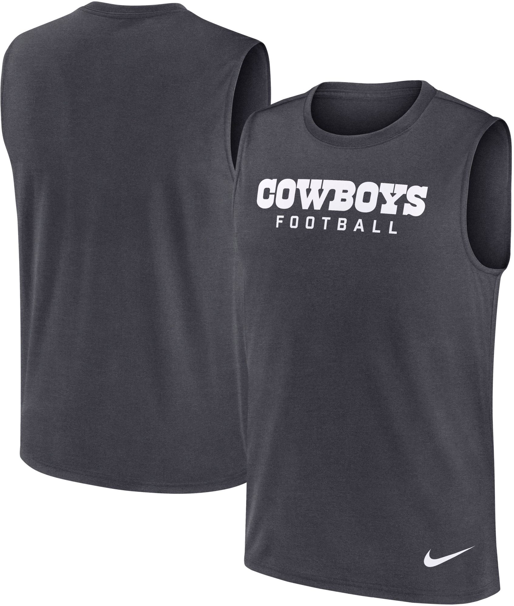 Nike Men's Dallas Cowboys Anthracite Legend Muscle Shirt product image