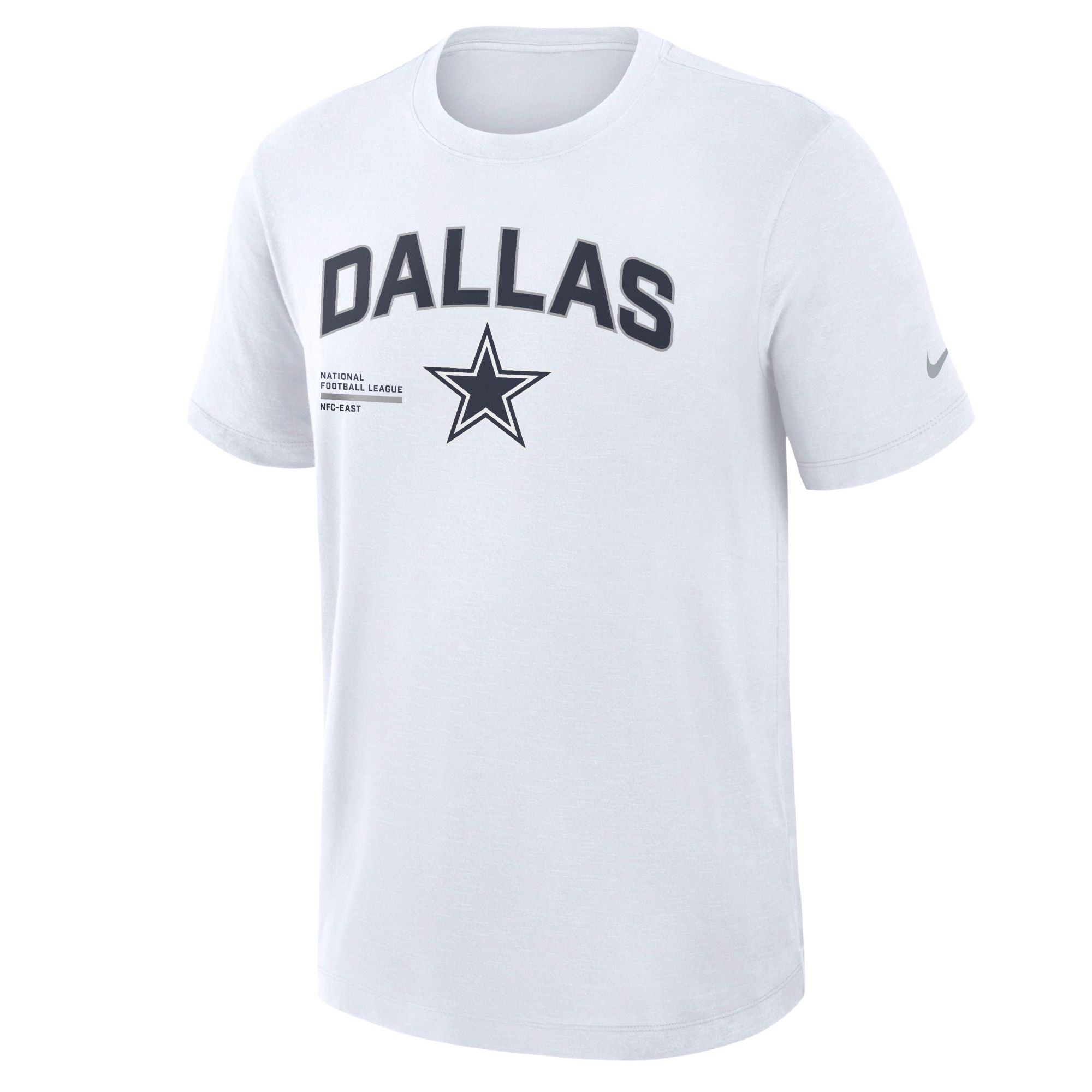 Nike Men's Dallas Cowboys White Arch Slub T-Shirt product image