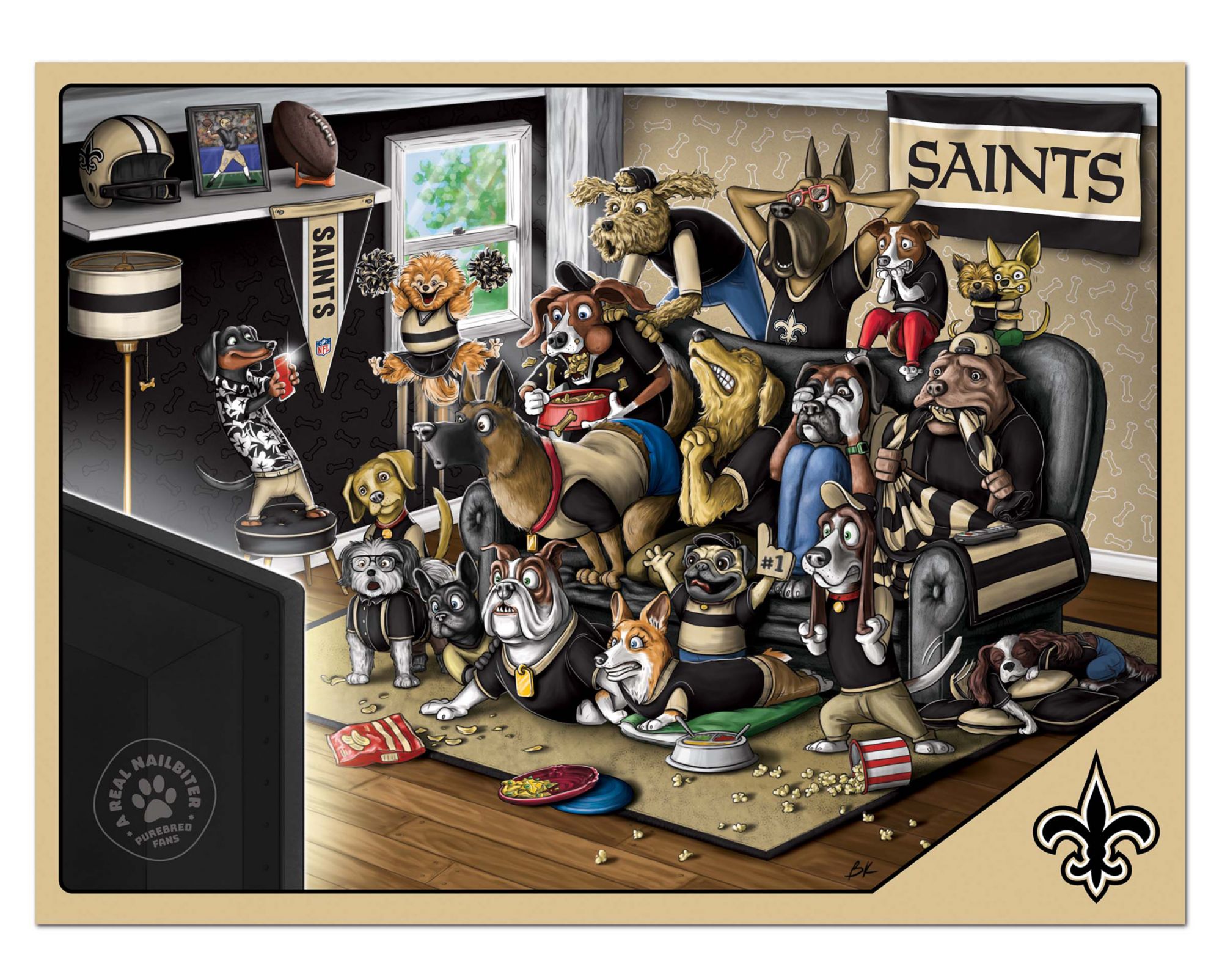 You The Fan New Orleans Saints 500-Piece Nailbiter Puzzle product image