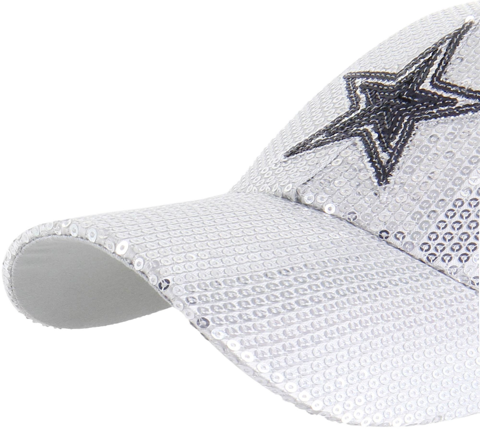 '47 Women's Dallas Cowboys Silver Dazzle Logo Clean Up Adjustable Hat product image