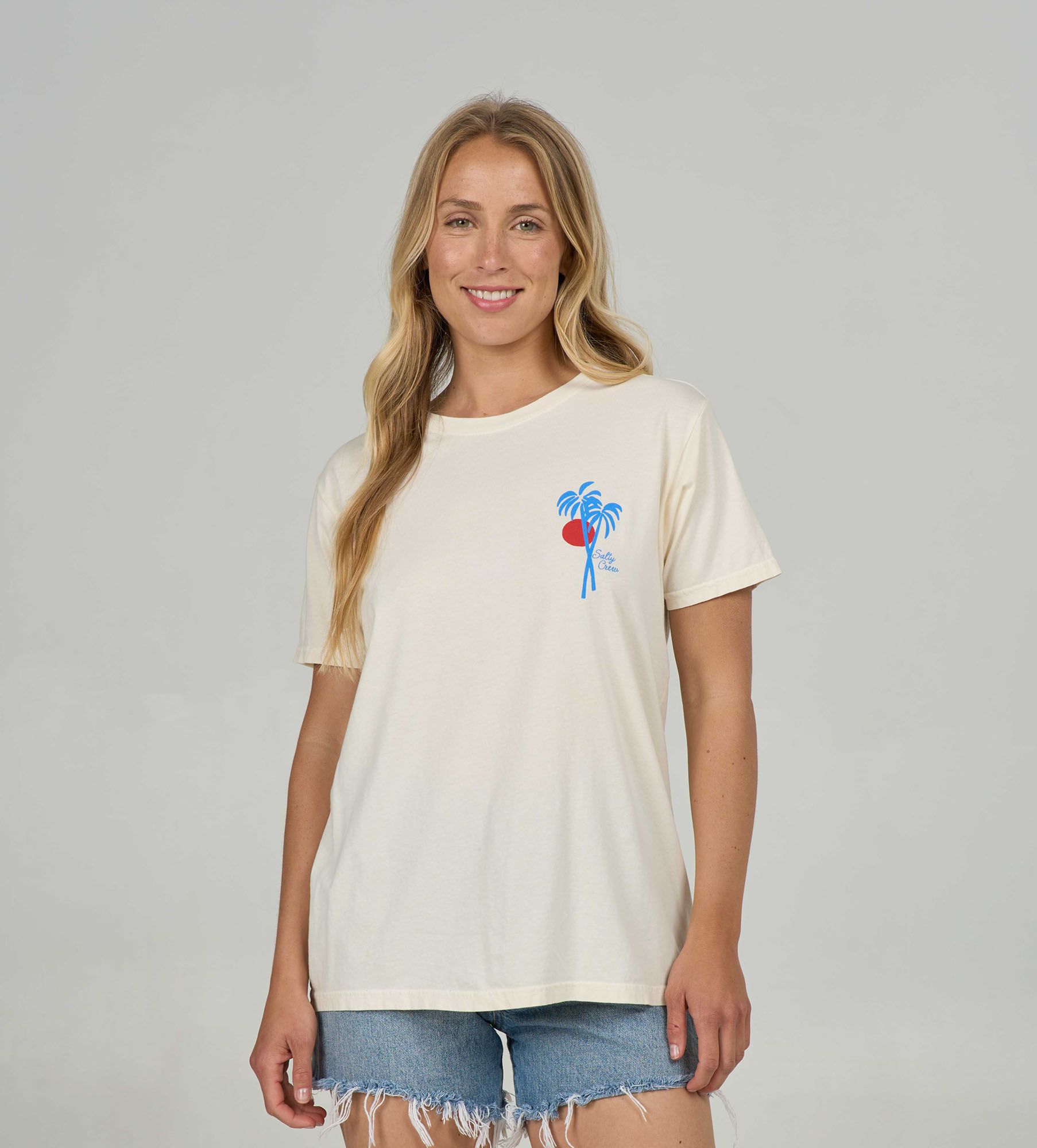 Salty Crew Women's Geo Palm Boyfriend T-Shirt product image