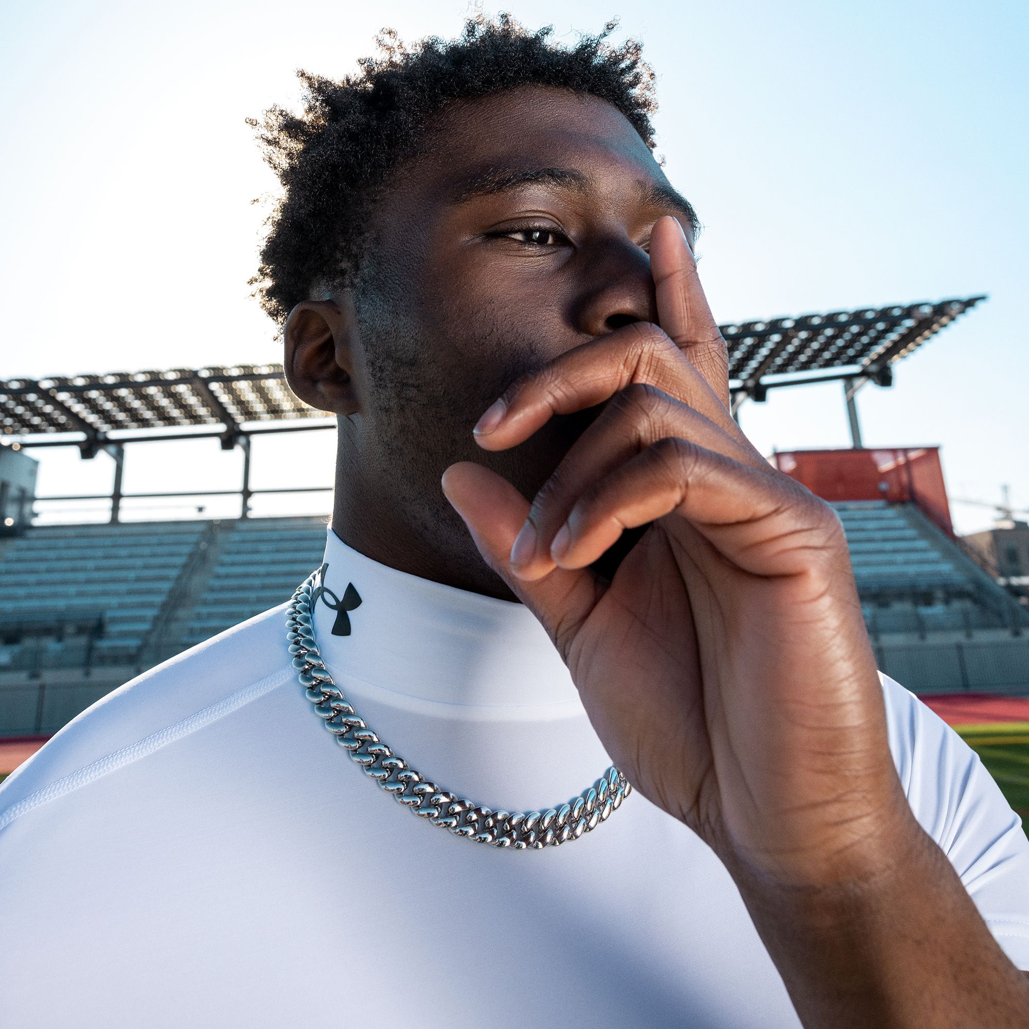 Under Armour Men's HeatGear OG Mock Neck Compression Shirt product image