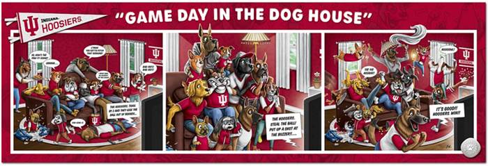 YouTheFan 2505350 NCAA Louisville Cardinals Game Day in The Dog House Puzzle, 1000 Piece