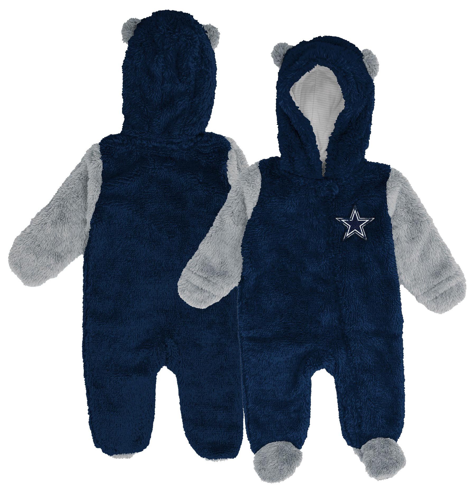 NFL Team Apparel Infant Dallas Cowboys Navy Newborn Stay Napping Onesie product image