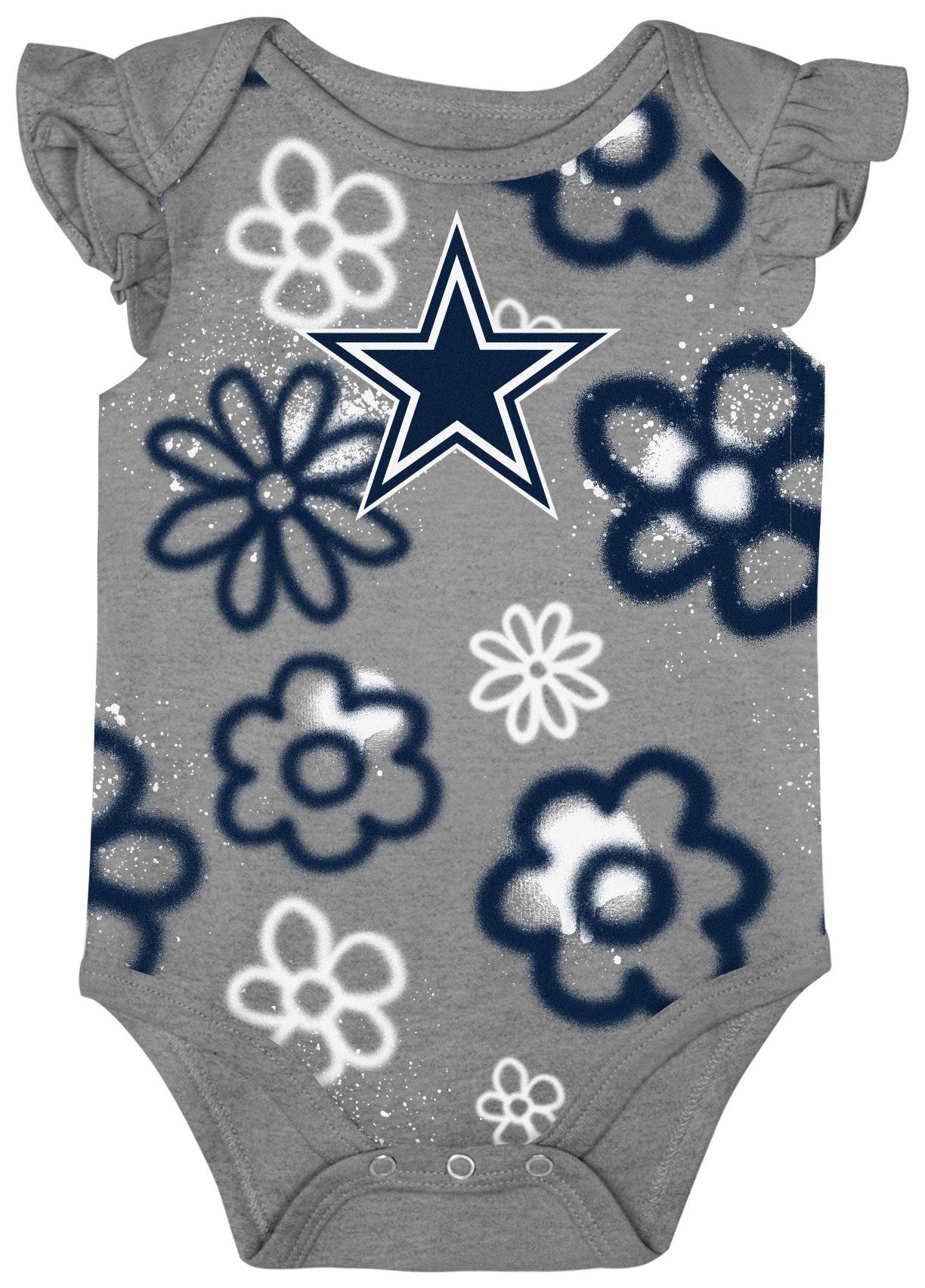 NFL Team Apparel Infant Dallas Cowboys Navy Newborn Heart Content 2-Piece Set product image
