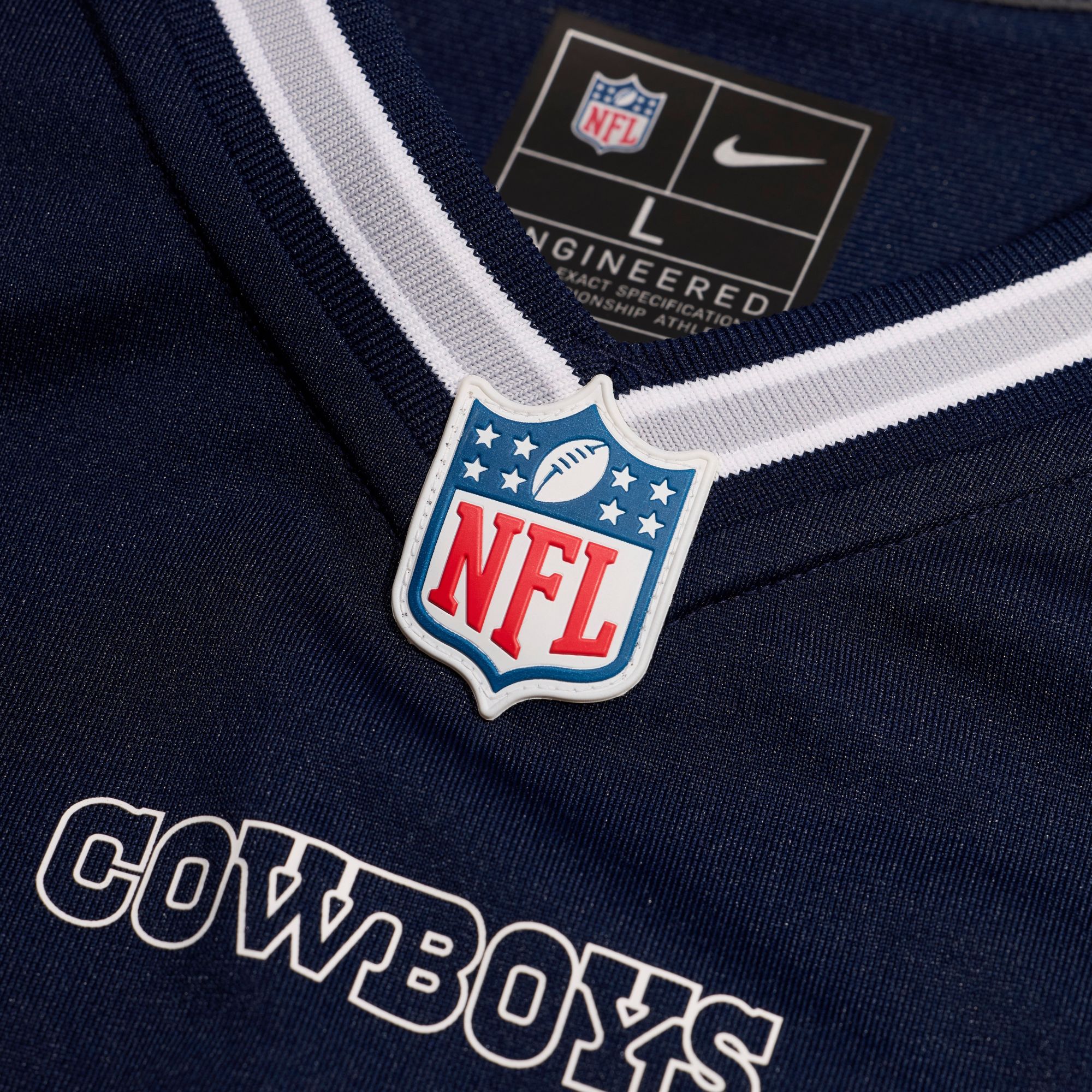 Nike Men's Dallas Cowboys DeMarvion Overshown #0 Navy Game Jersey product image
