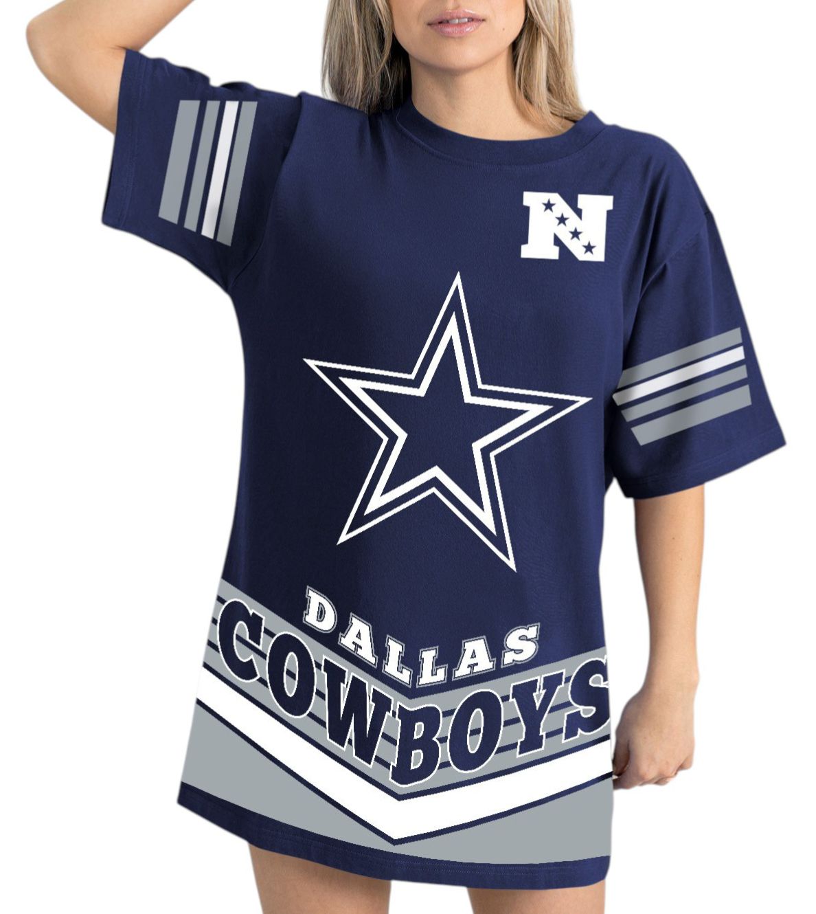 Gameday Couture Women's Dallas Cowboys Navy Perfect Score Dress product image