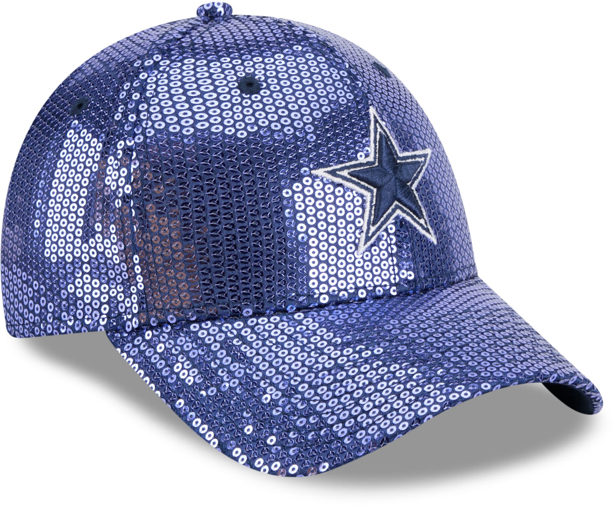 New Era Youth Dallas Cowboys Navy Sequin 9Forty Adjustable Hat product image