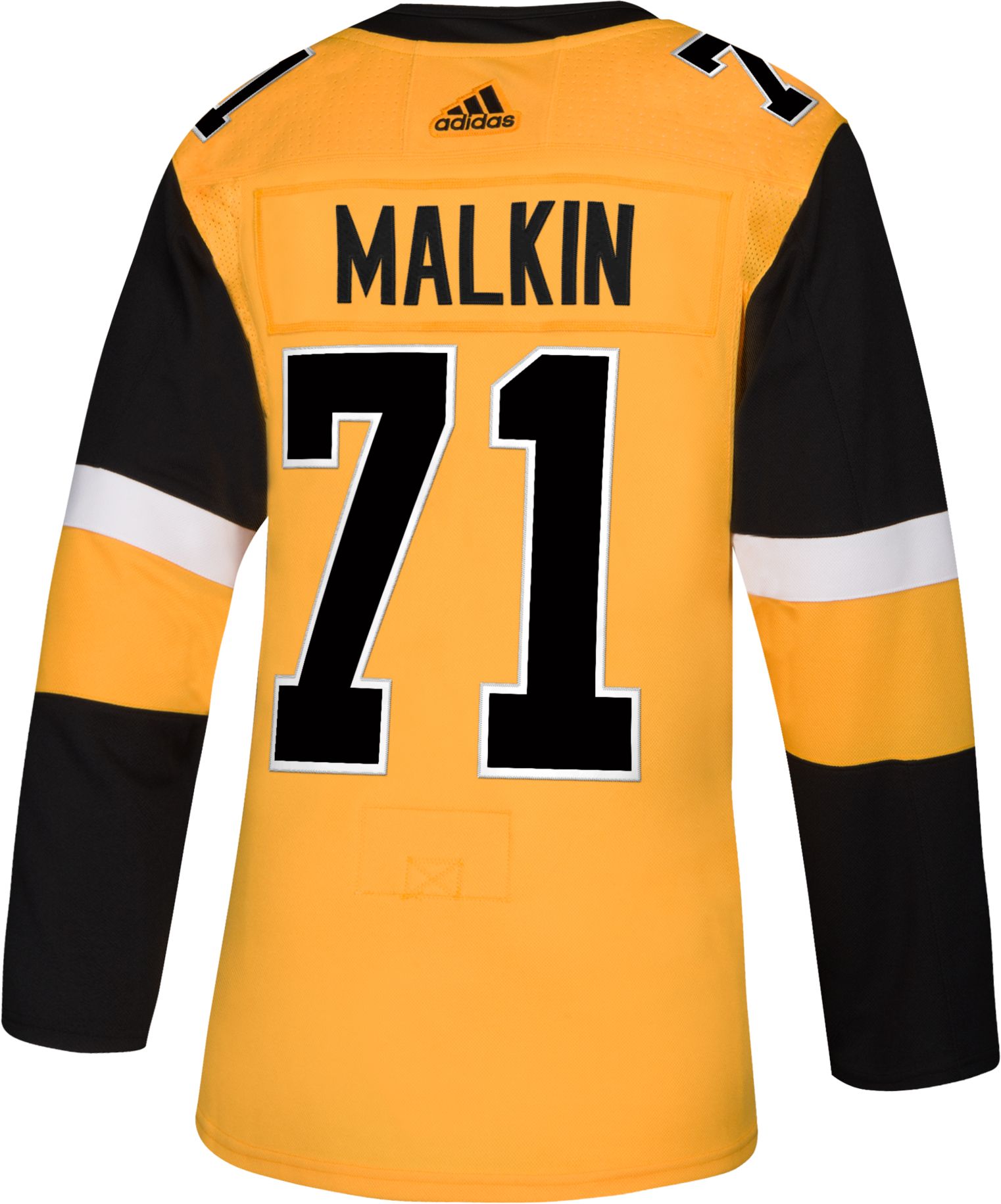 adidas Men's Pittsburgh Penguins Evgeni Malkin #71 Premium Authentic Alternate Jersey product image